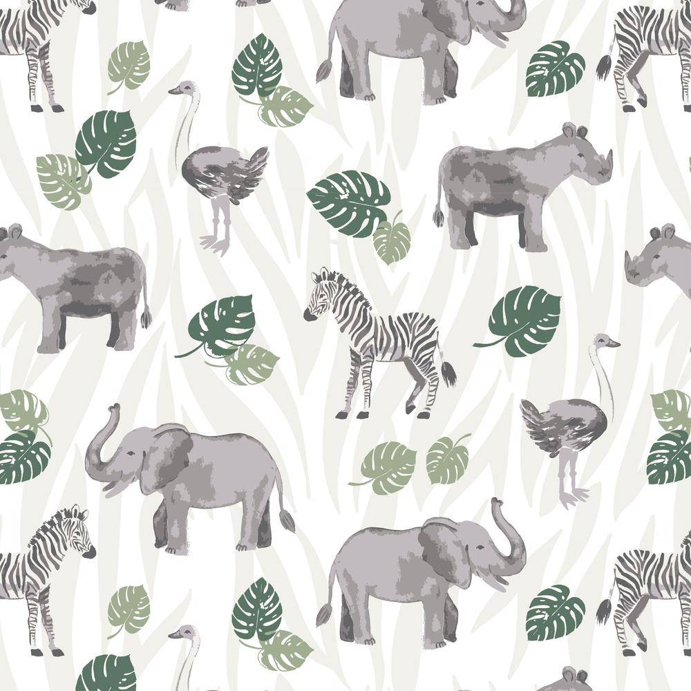 Jungle Classic Muslin Crib Sheet Crib Sheet Bebe au Lait