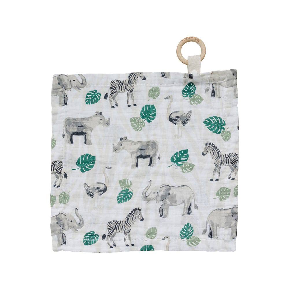 Jungle Classic Muslin Teether Blanket Teether Blanket Bebe au Lait