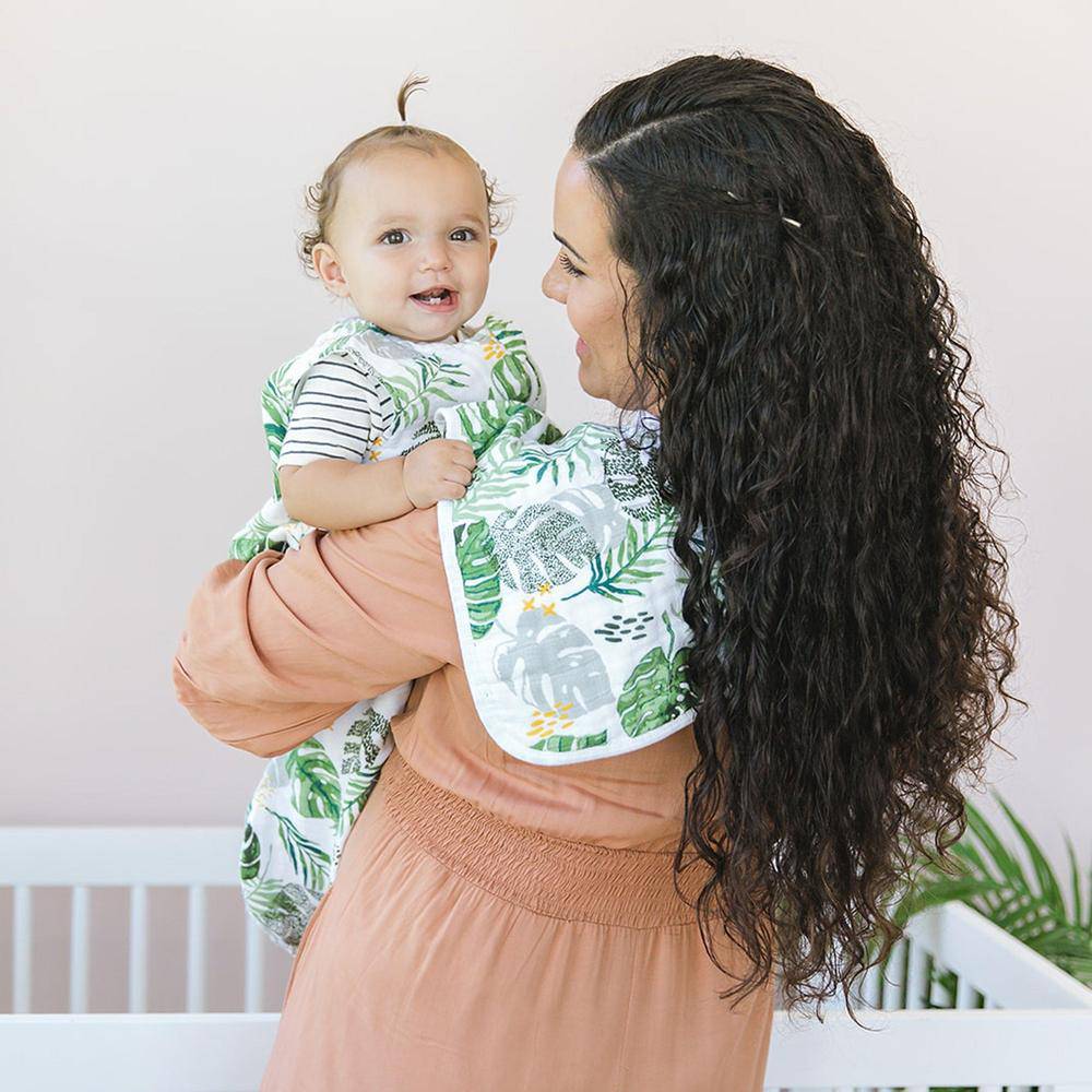 Jungle + Rainforest Classic Muslin Burp Cloths Set Burp Cloths Bebe au Lait