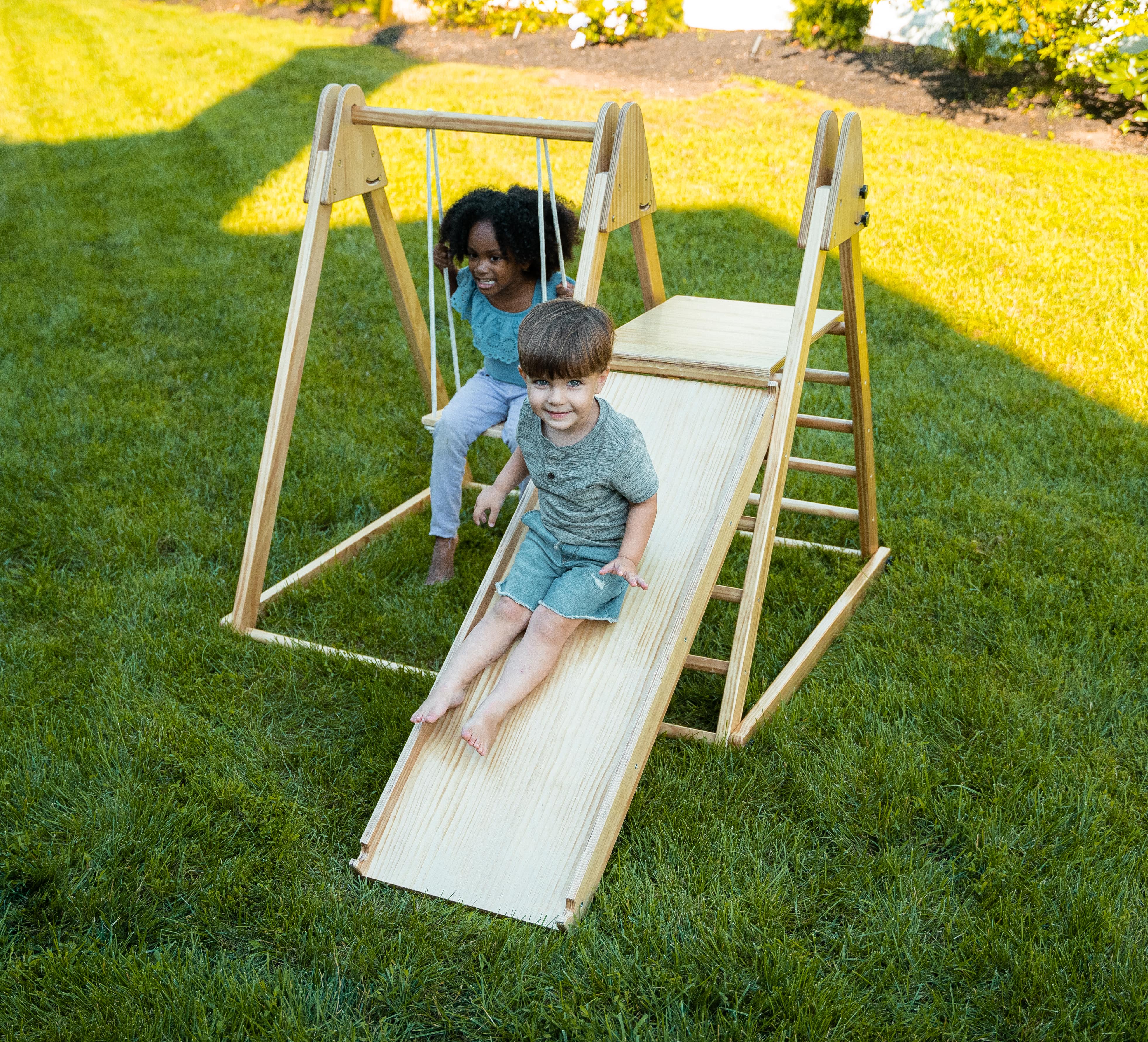 Juniper - Real Wood Folding Playset Indoor Avenlur.com