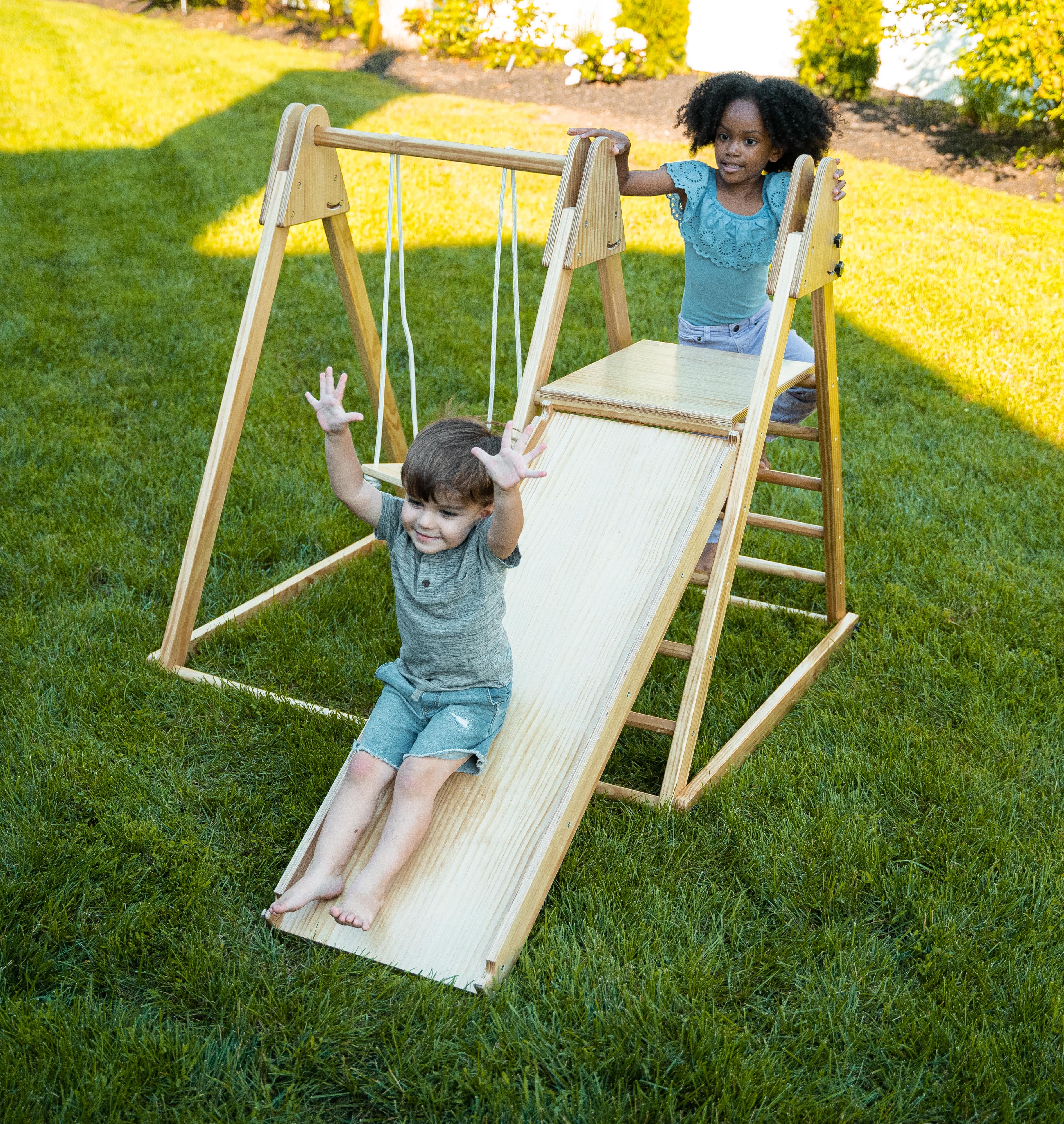 Juniper - Real Wood Folding Playset Indoor Avenlur.com