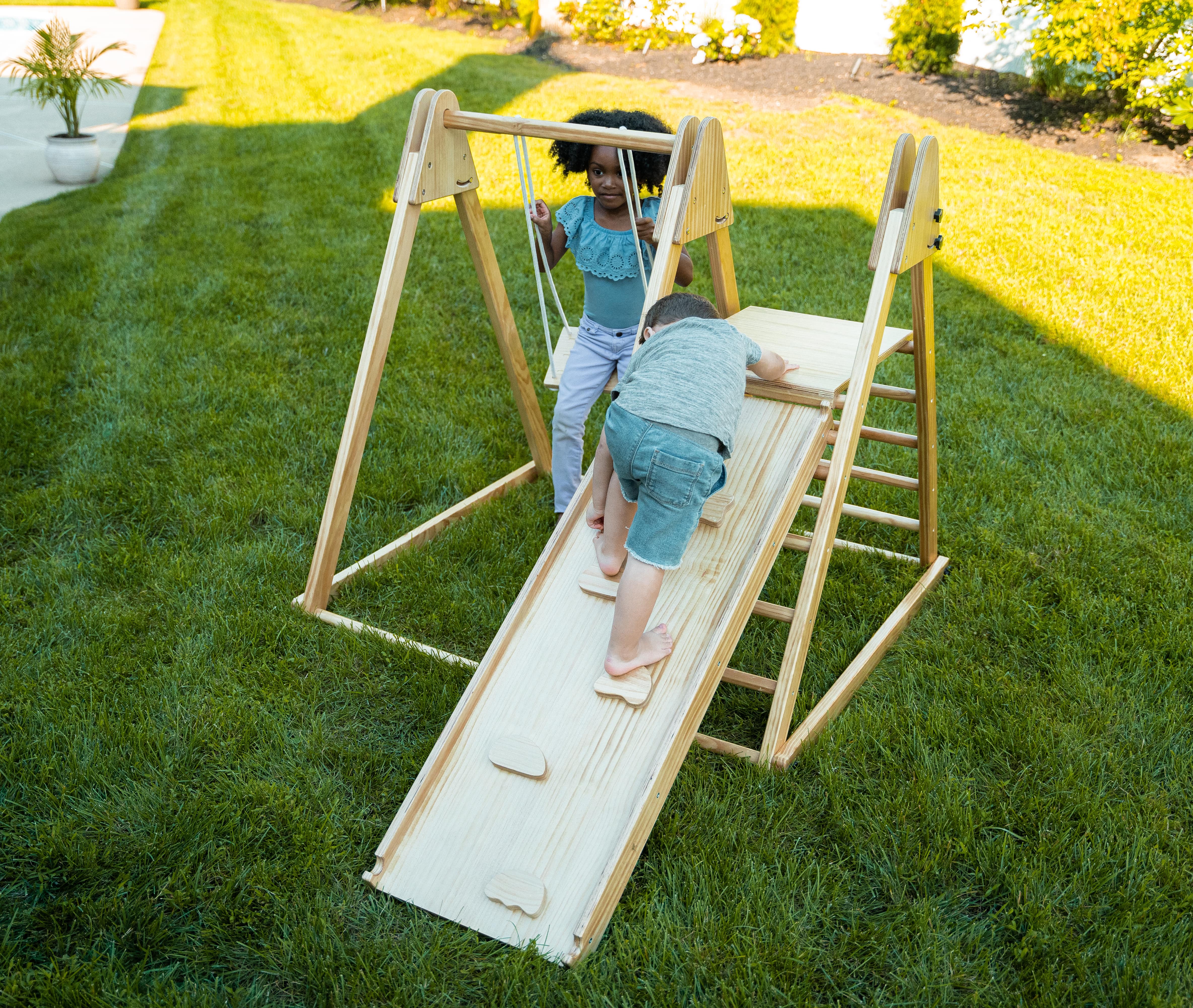 Juniper - Real Wood Folding Playset Indoor Avenlur.com