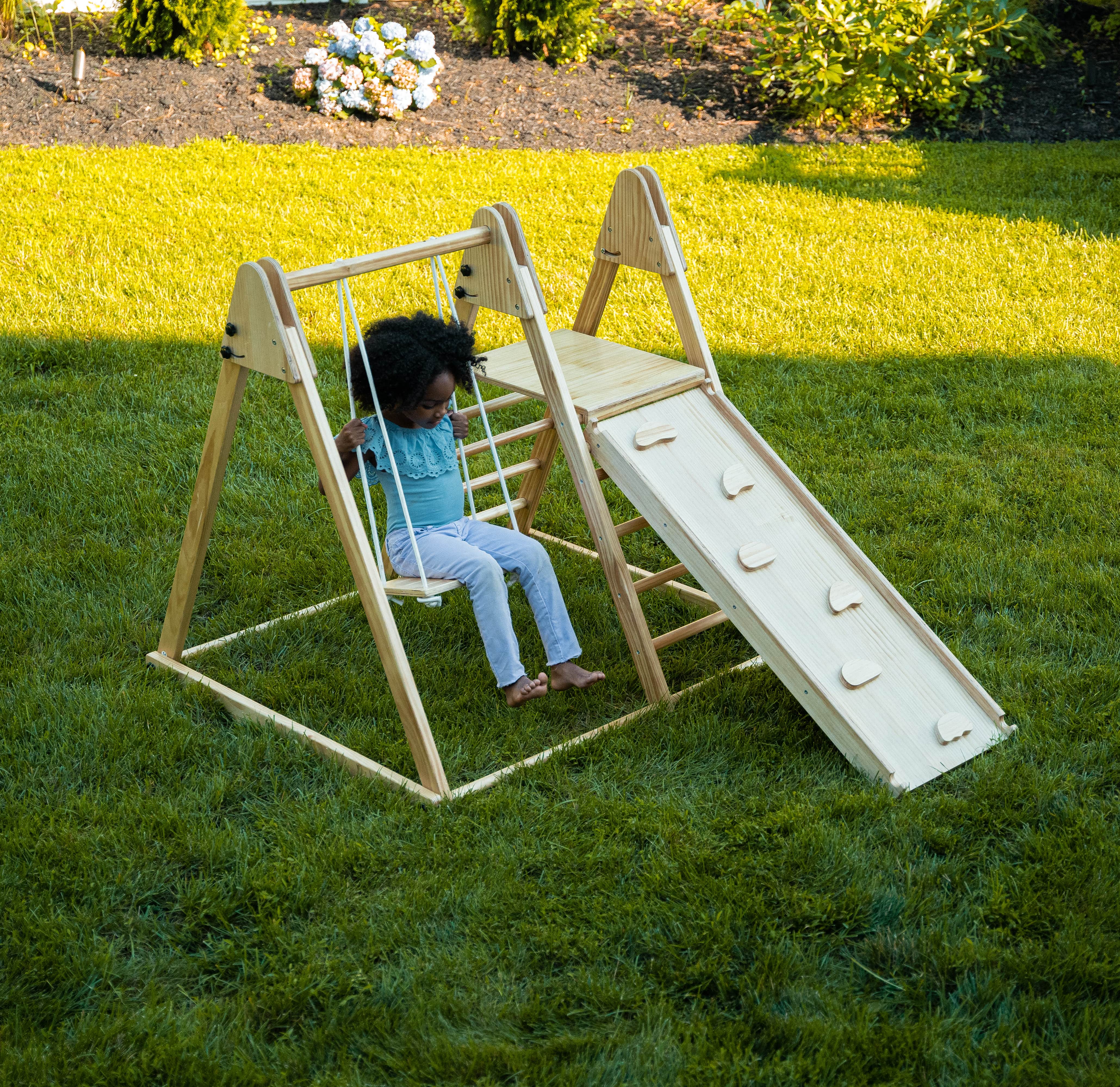 Juniper - Real Wood Folding Playset Indoor Avenlur.com