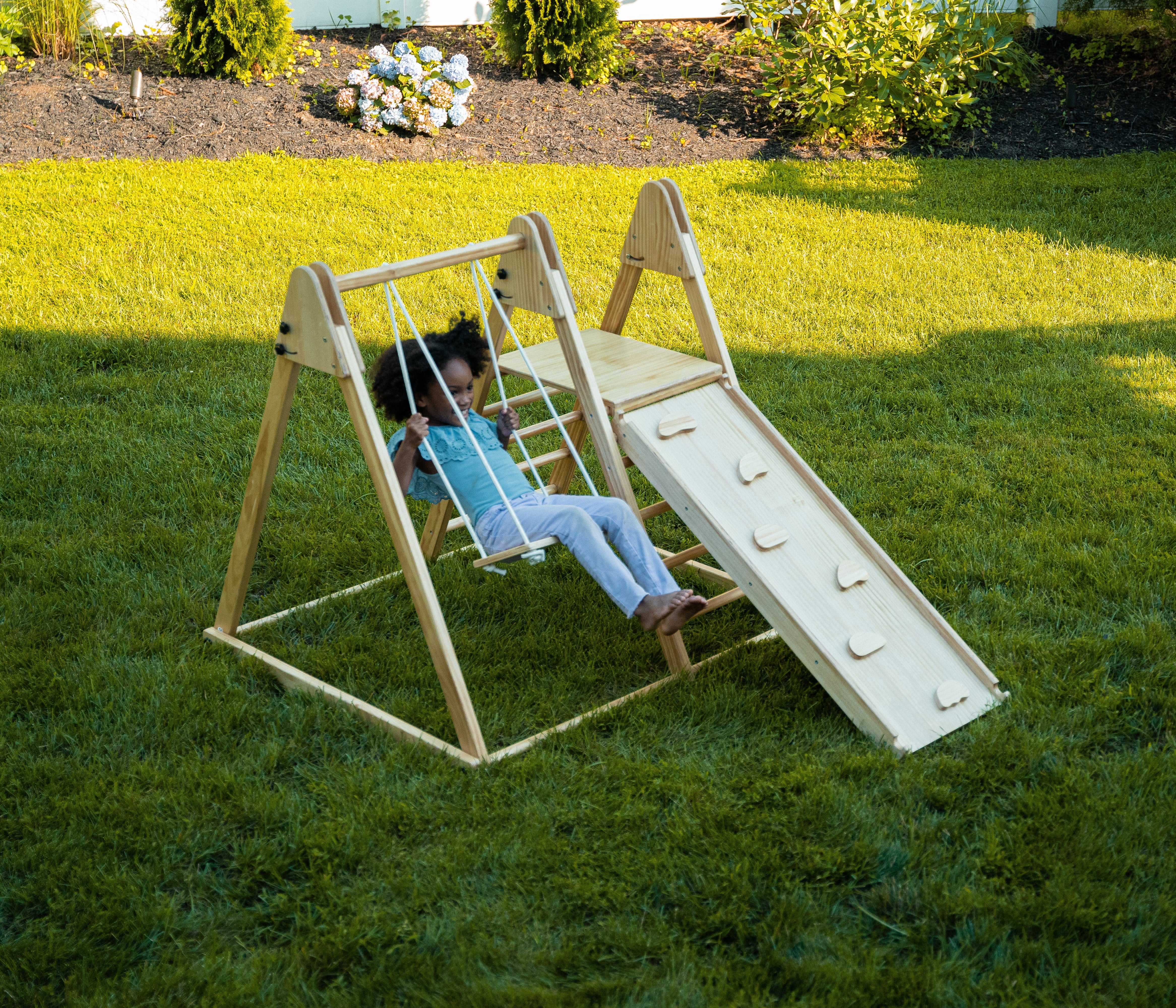 Juniper - Real Wood Folding Playset Indoor Avenlur.com