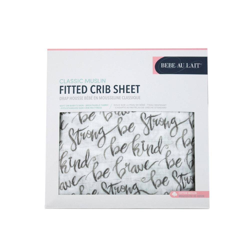 Just Be Crib Sheet Crib Sheet Bebe au Lait