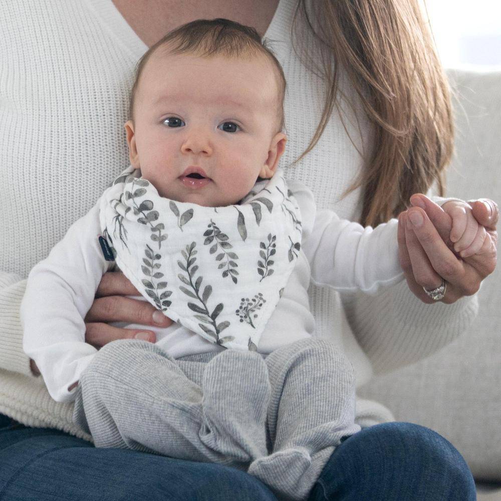 Just Be + Leaves Bandana Bib Set Bib Bebe au Lait