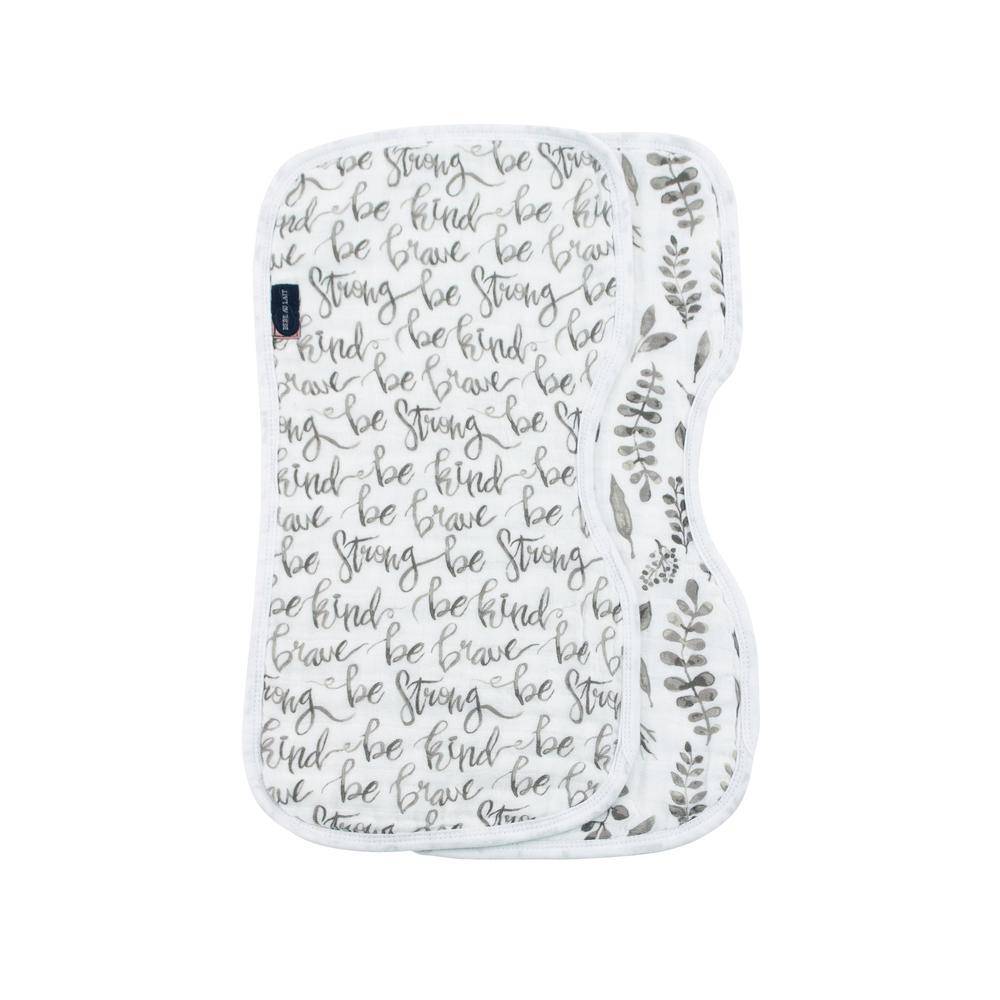Just Be + Leaves Muslin Burp Cloths Burp Cloths Bebe au Lait