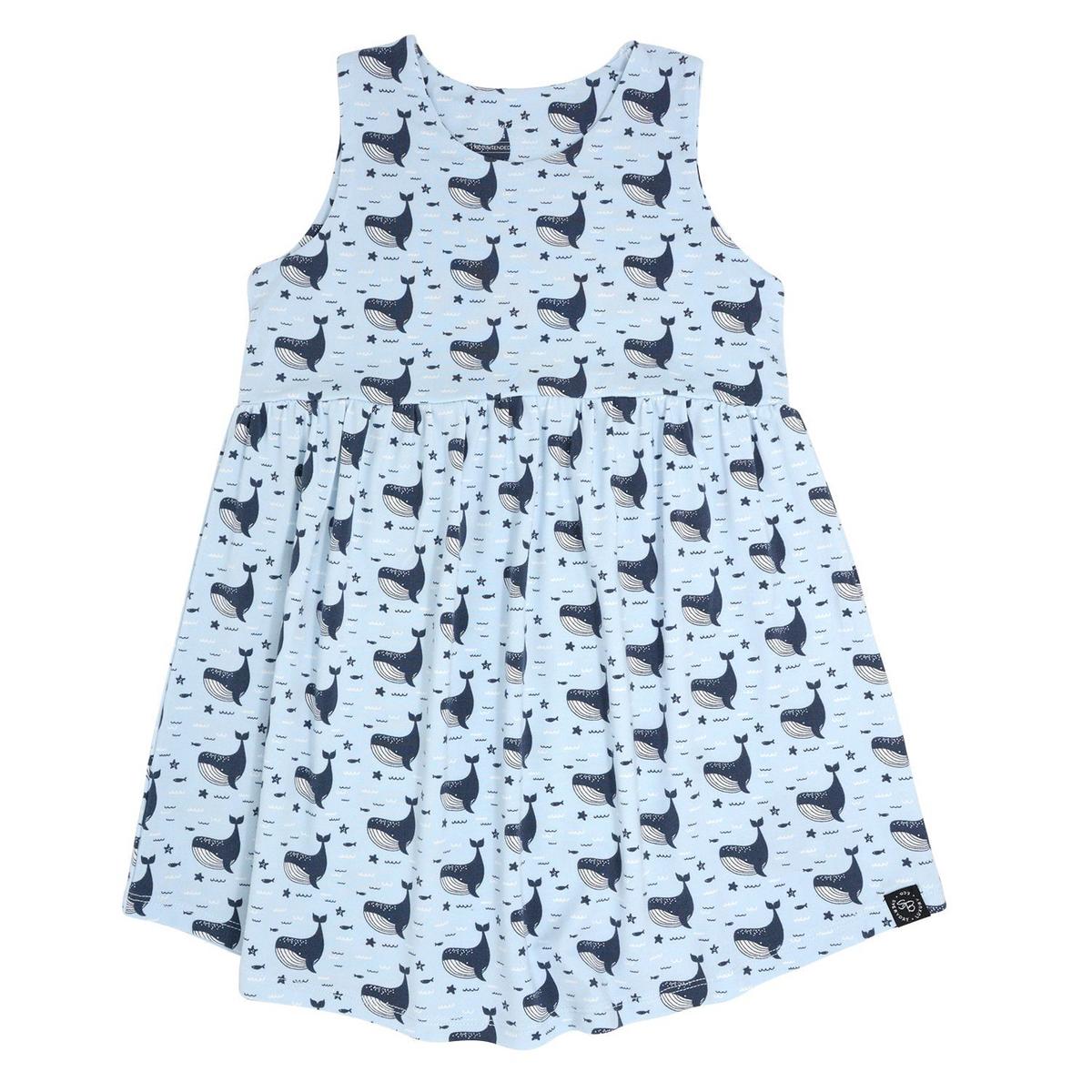 Crescent Moon Dress - Whale