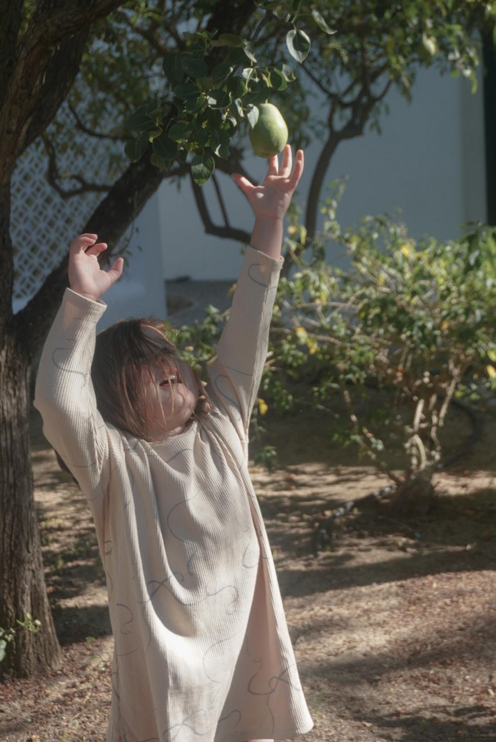 Organic Pima Cotton Kids Dress - Breeze