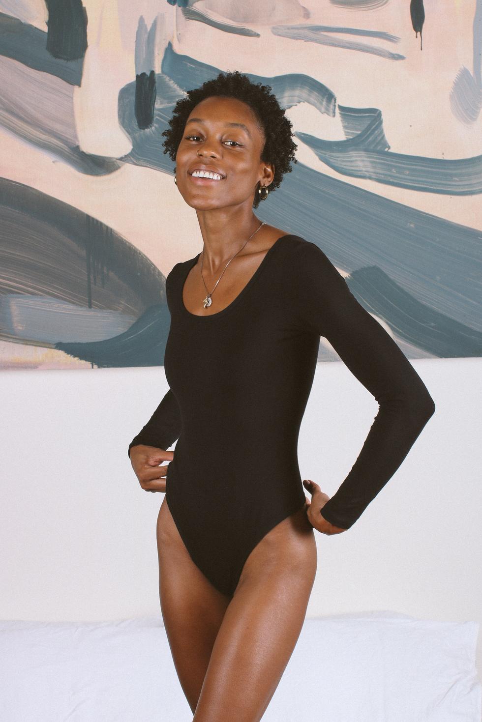 Arlin Bodysuit - Black - FINAL SALE