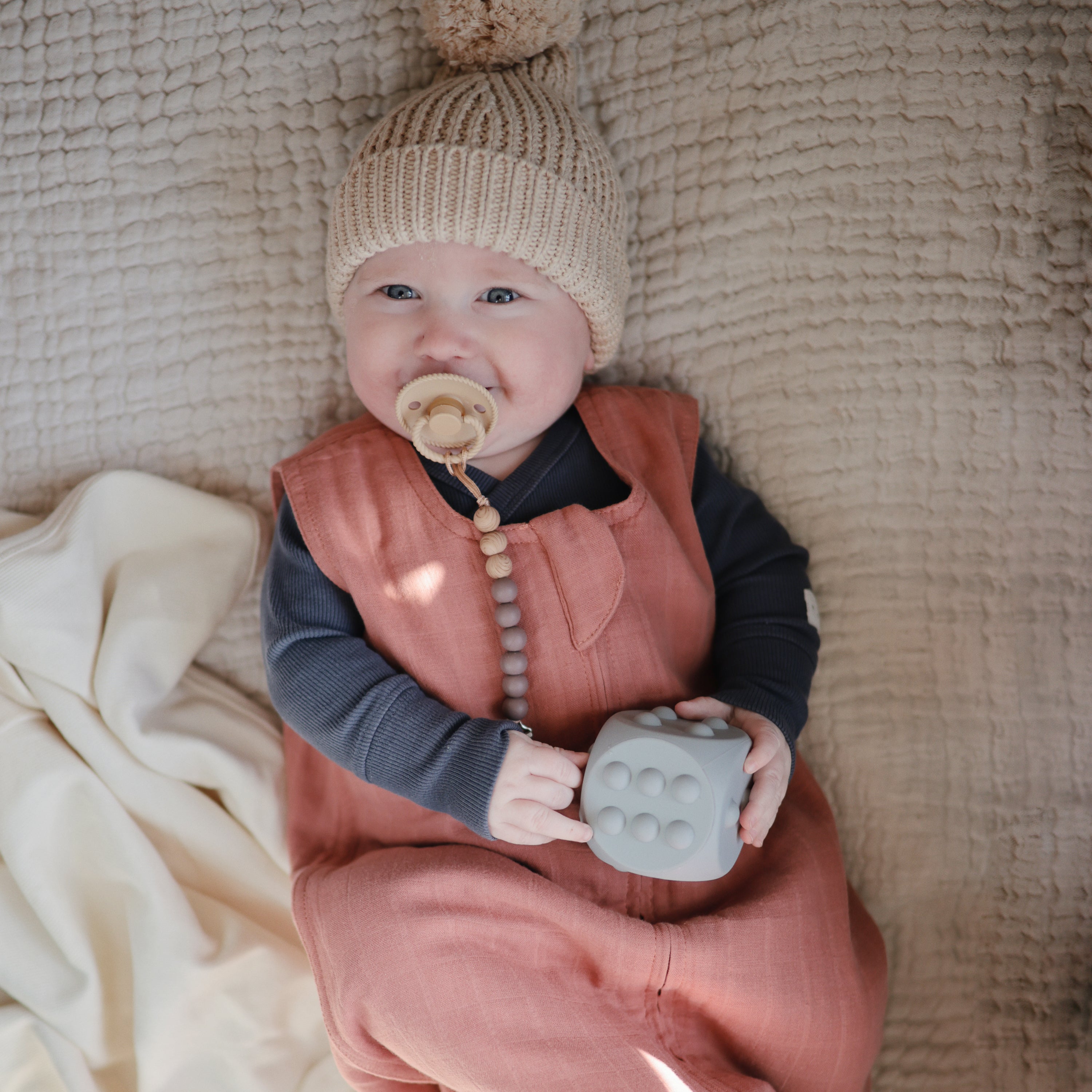 Silicone Pacifier Clip | Eva Pacifier Clip Mushie