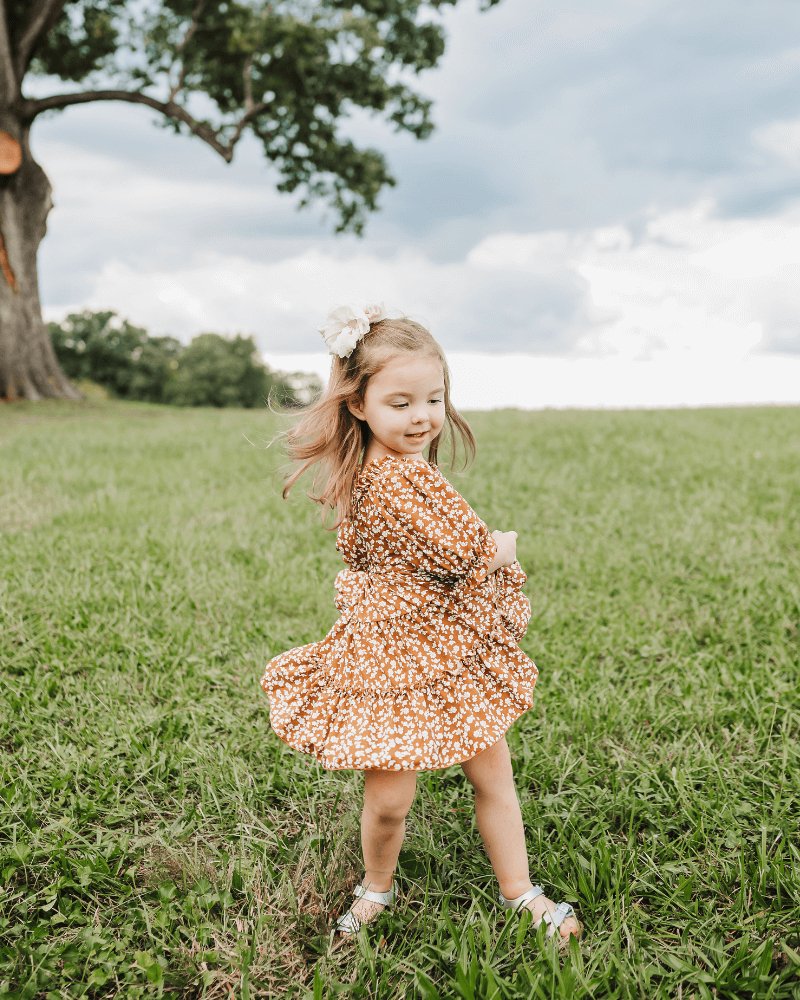 Katherine Dress - Russet Floral
