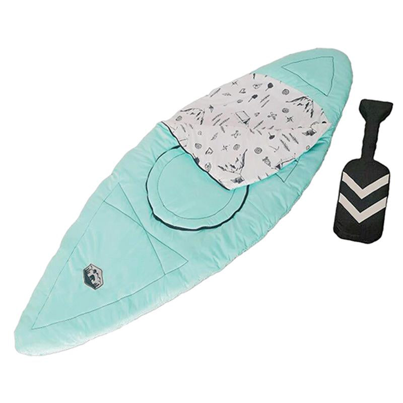 Kayak Sleeping Bag with Oar Wonder and Wise