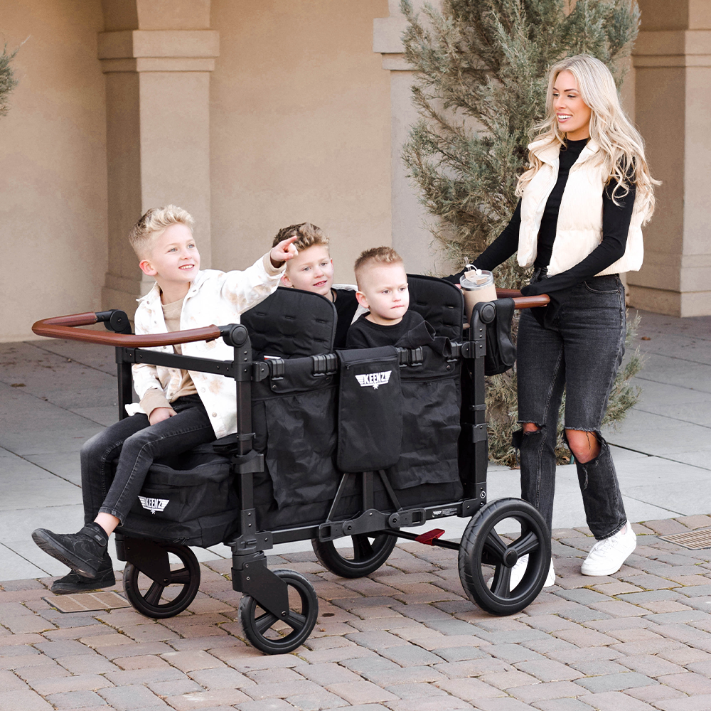 Keenz Vyo͞o The Seating Chameleon Stroller Wagon 4-Passengers Keenz Stroller Wagons
