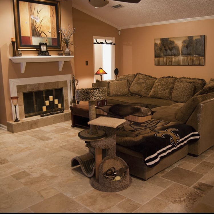 Mina Rustic Antique Pattern Brushed, Chiseled, and Partially Filled - Livfloors Collection