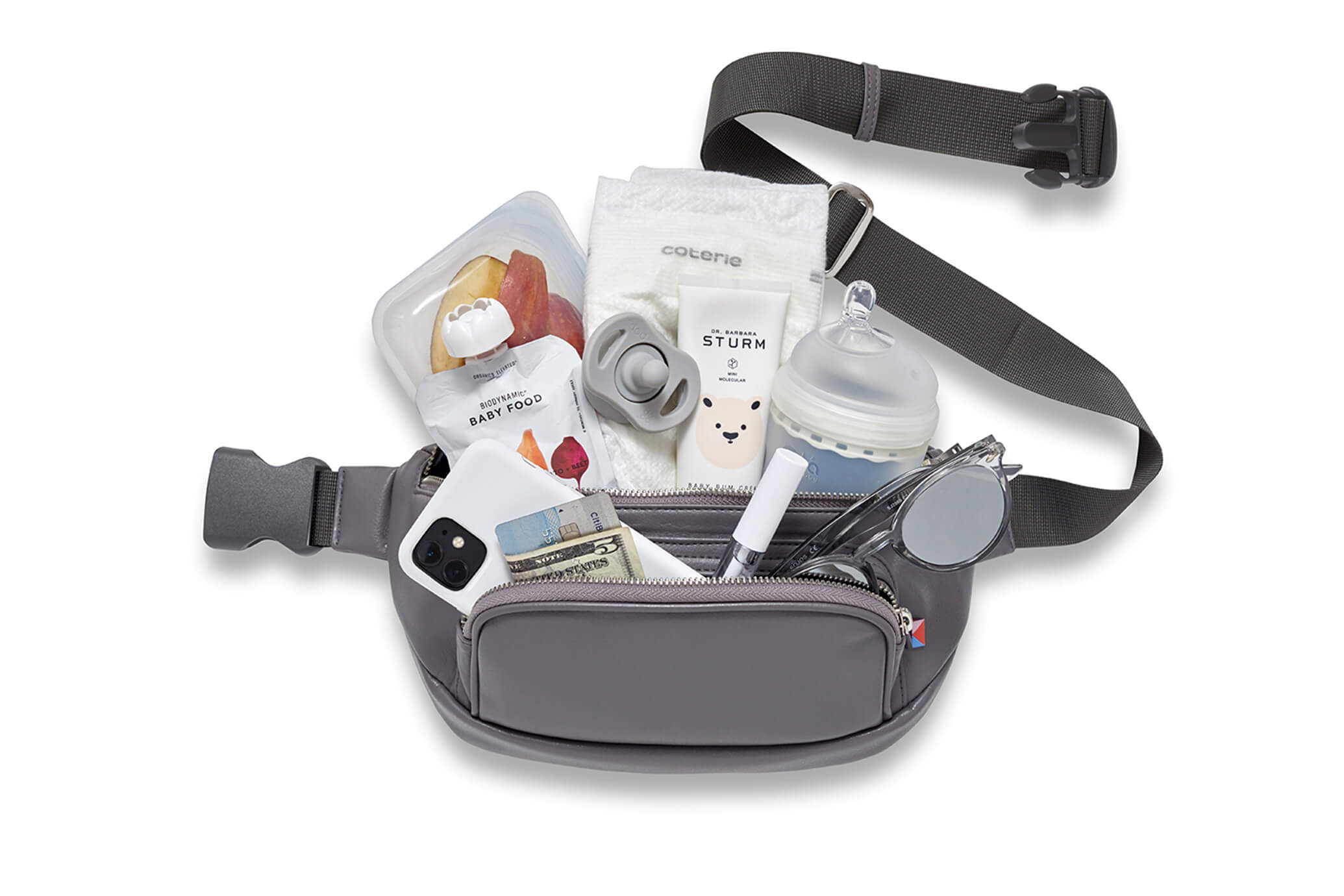 Kibou Travel Diaper Bag - Charcoal Diaper Bags Kibou