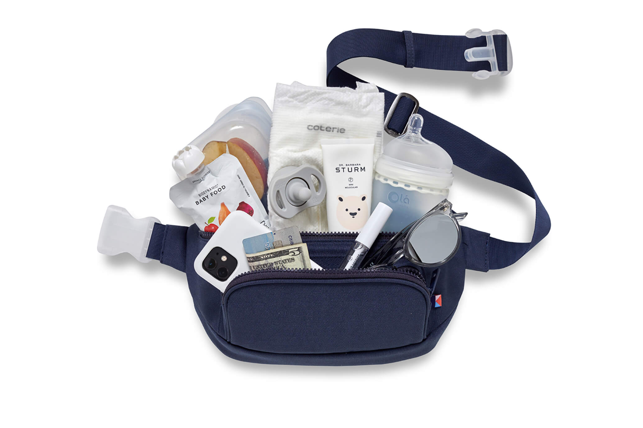 Kibou Travel Diaper Bag - Midnight Diaper Bags Kibou