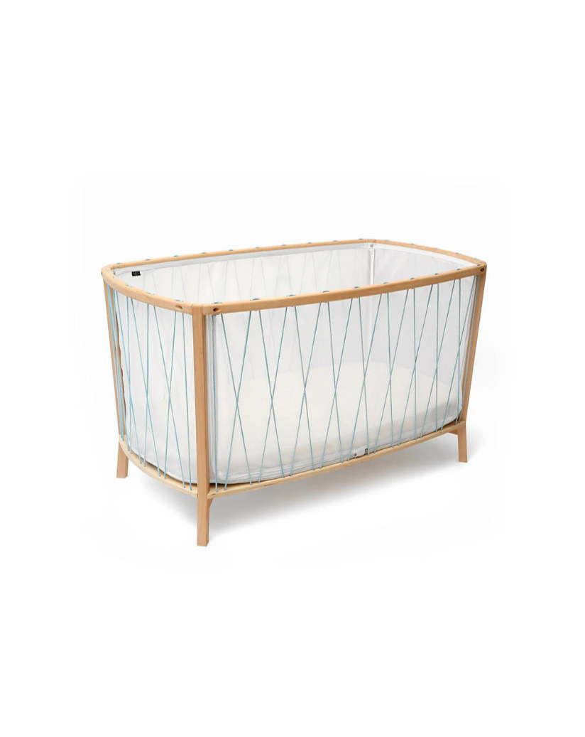 Charlie Crane Kimi Bed - Organic Baby Bed Charlie Crane Aqua Blue