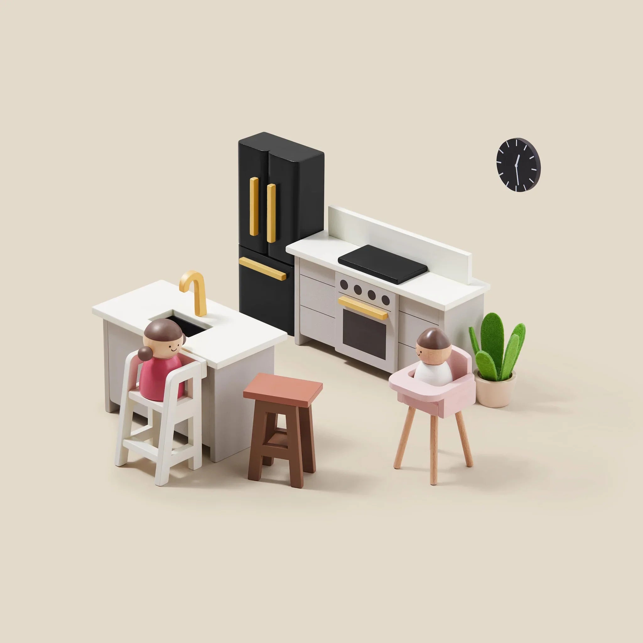 Tiny Land® Modern Family Dollhouse Dollhouse Tiny Land