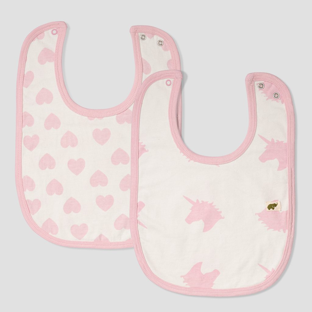 2 Pack Bib Bundle - Unicorn Dreams