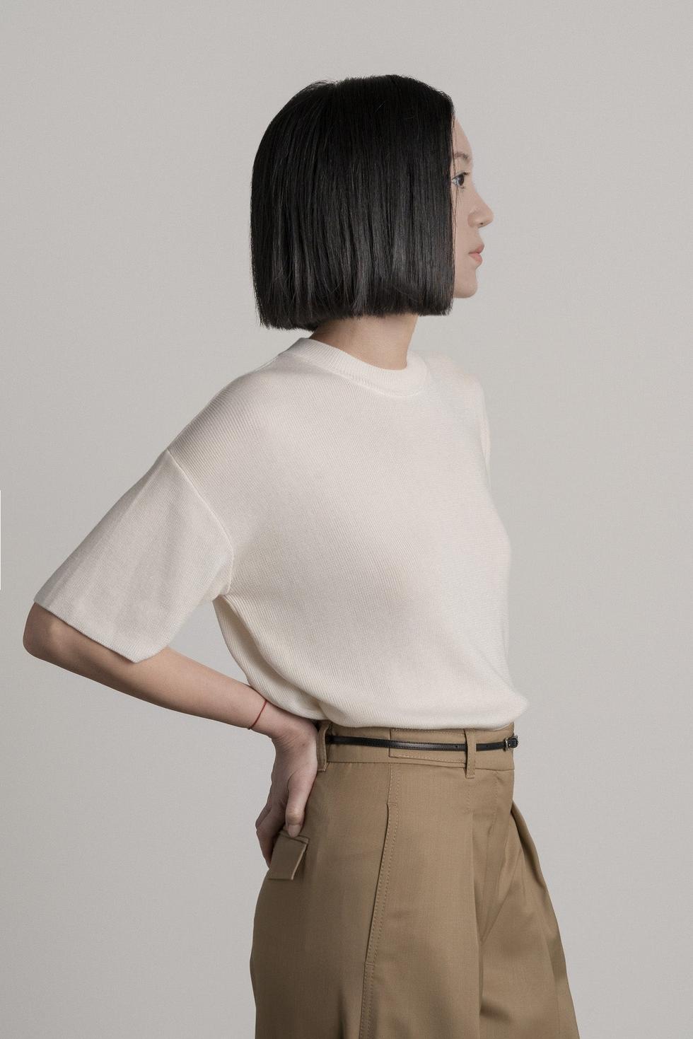 No.18 Boy Tee - Salt