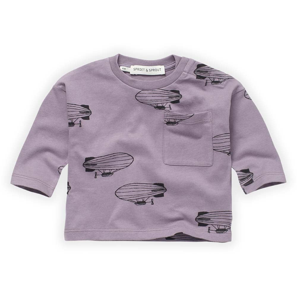 Zeppelin T-Shirt - Ice Purple - FINAL SALE