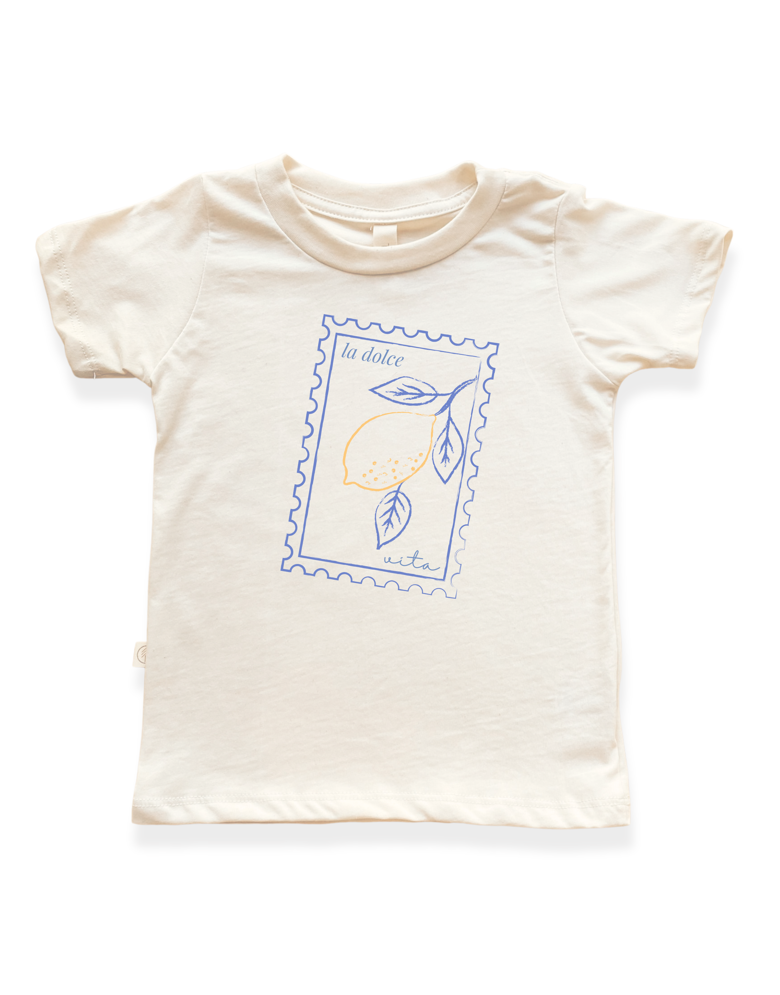La Dolce Vita Stamp Organic Kids T-shirt