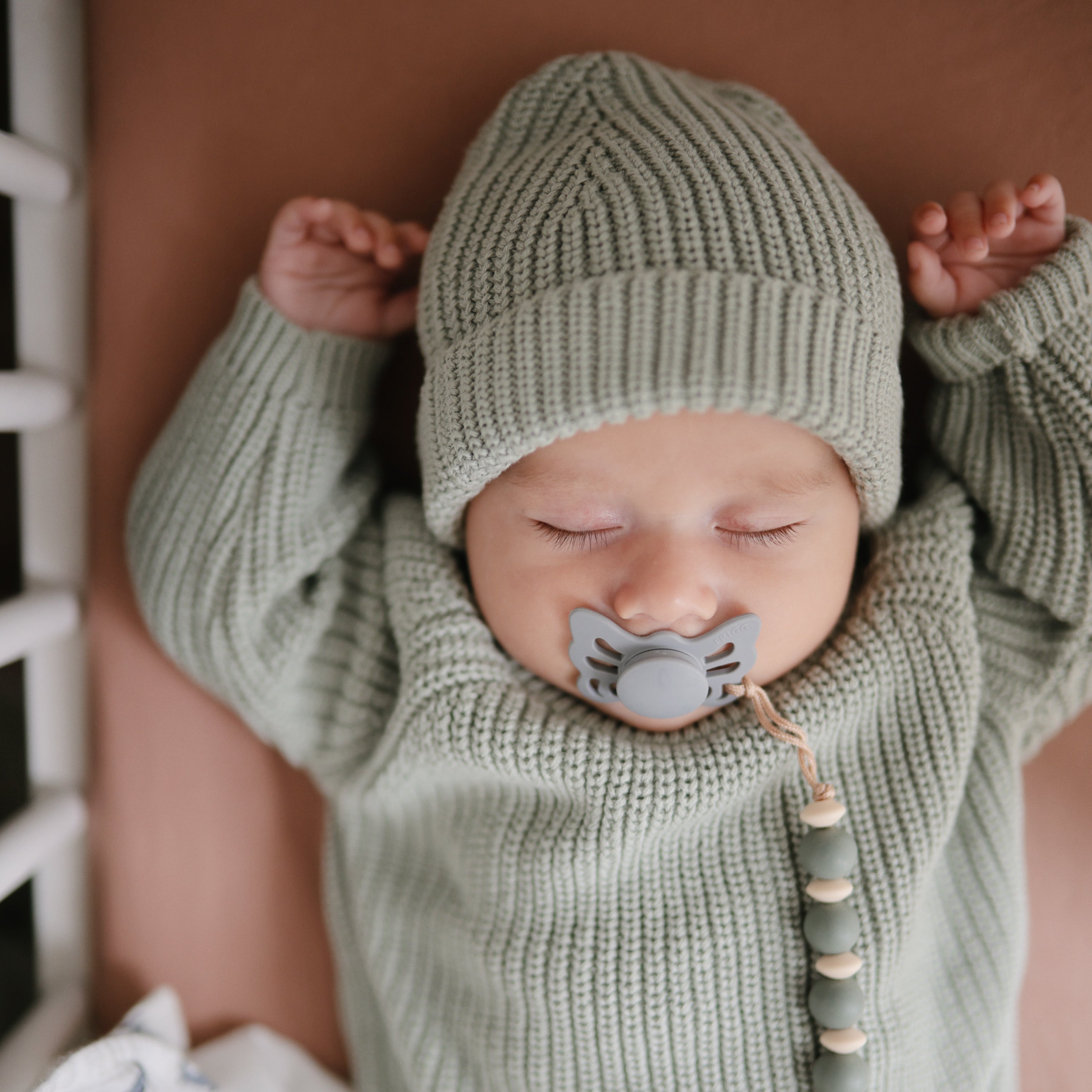 FRIGG Butterfly Anatomical Silicone Pacifier 2-Pack (0-6 Months) FRIGG PACIFIERS Mushie