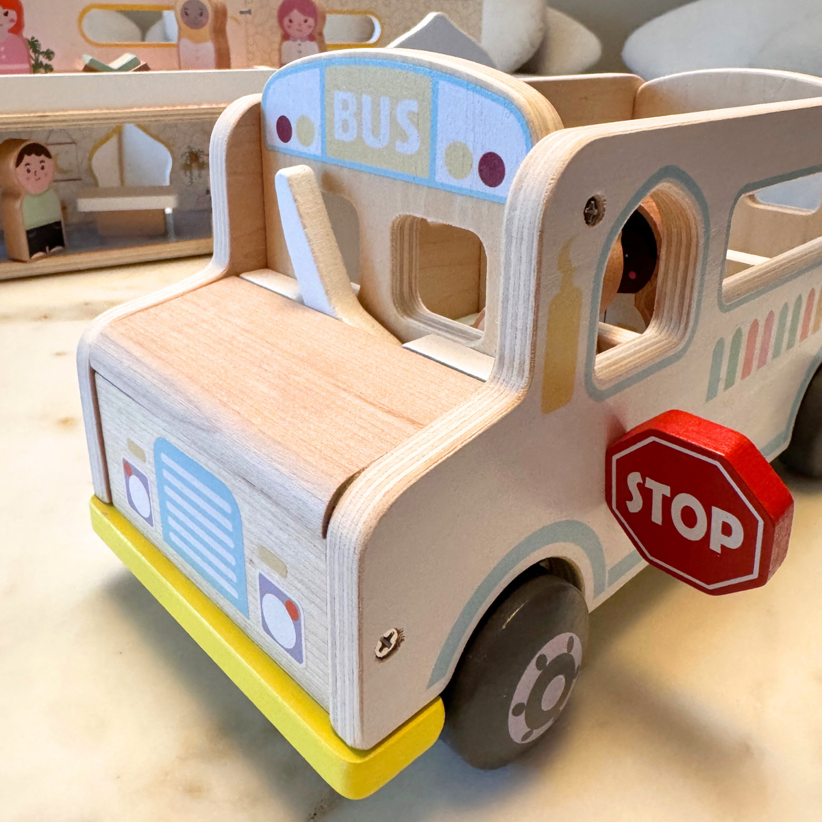 The Wooden Busy Bus