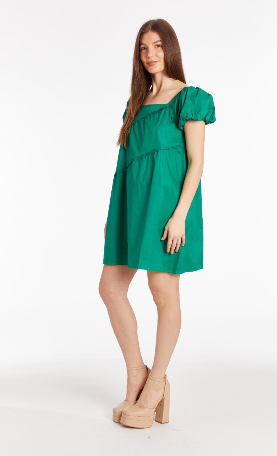 Amelie Dress - Emerald