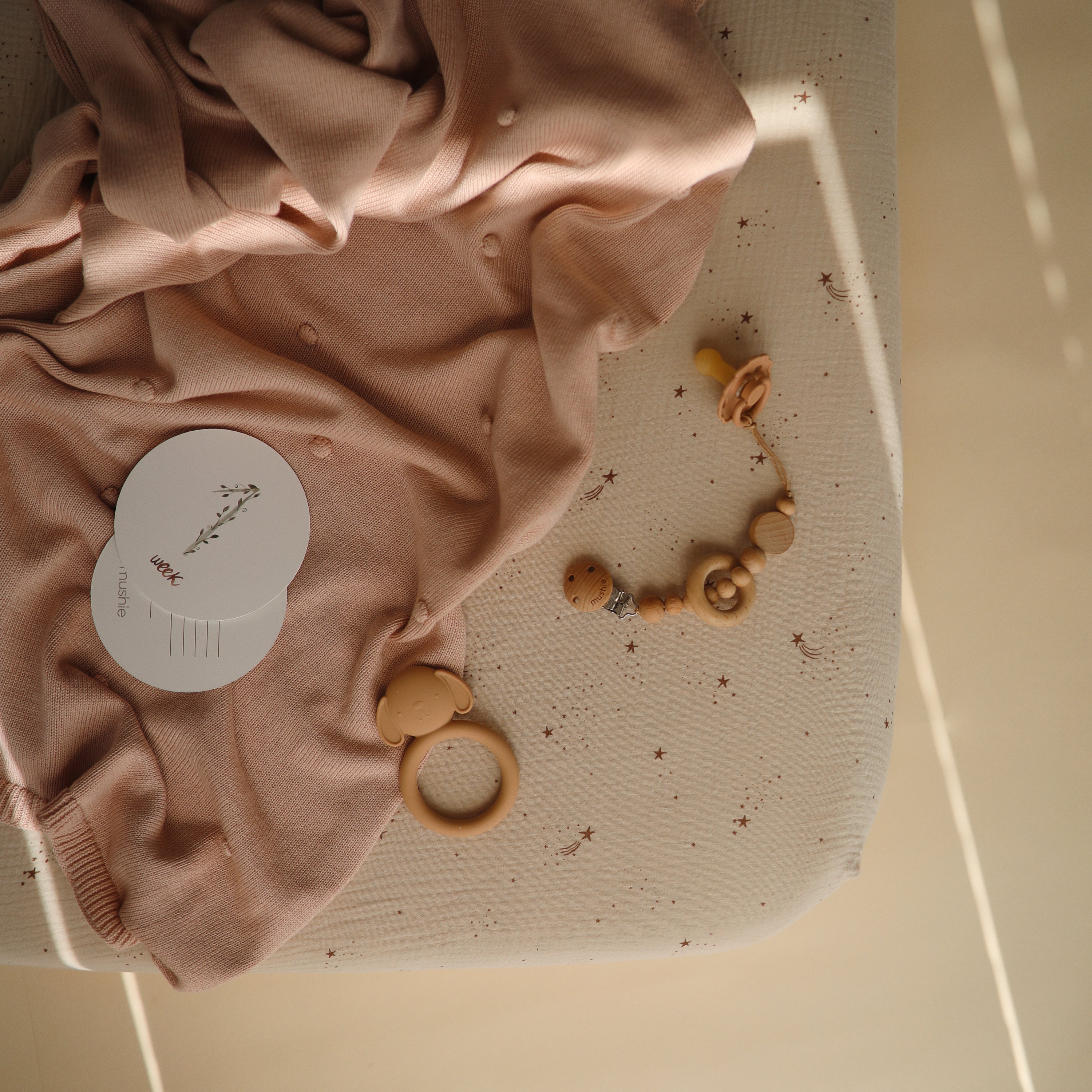 Extra Soft Bassinet Muslin Crib Sheet crib sheets Mushie