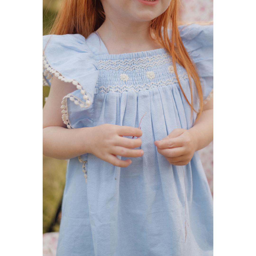 Martine Dress - Light Blue