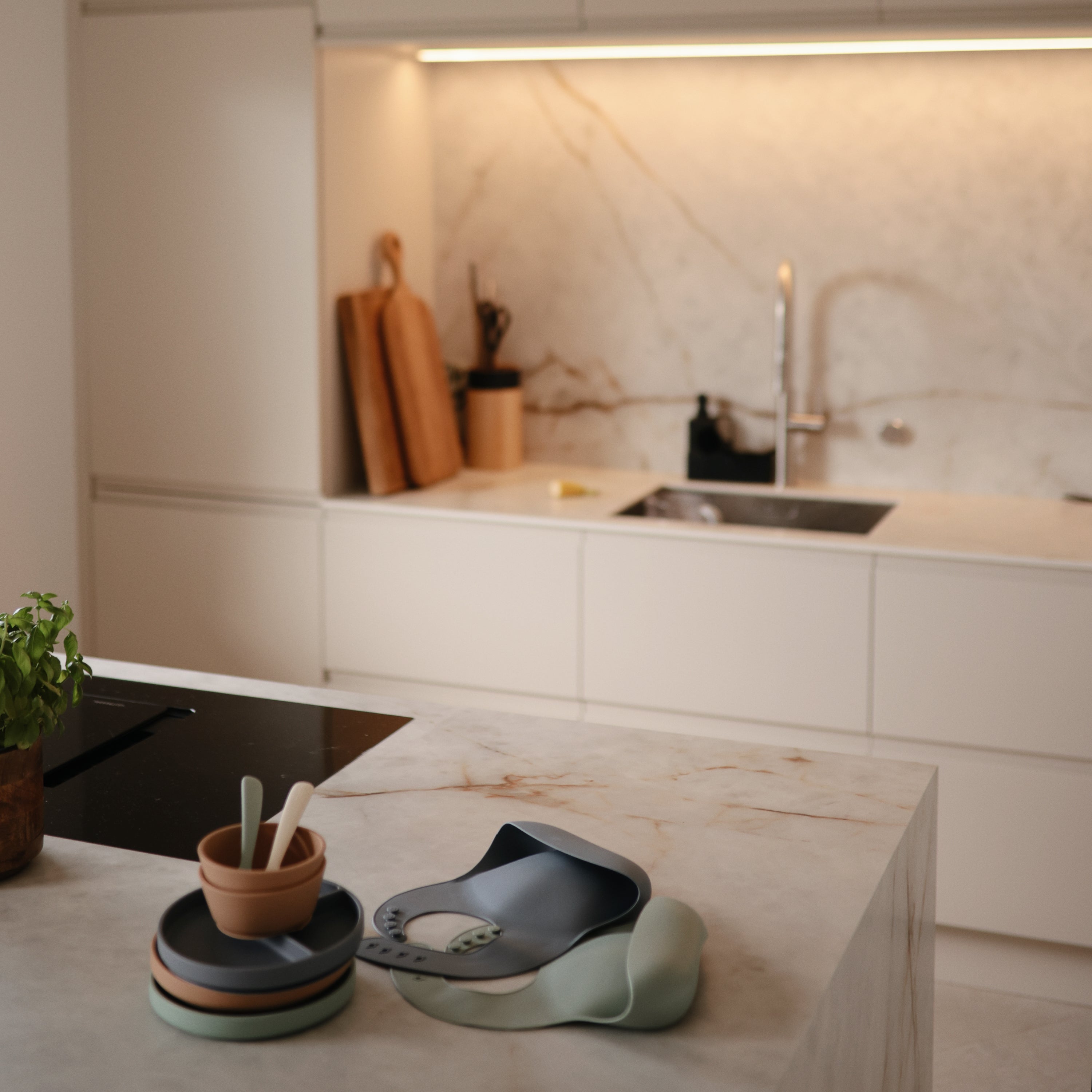 Silicone Feeding Spoons 2-Pack silicone tableware Mushie