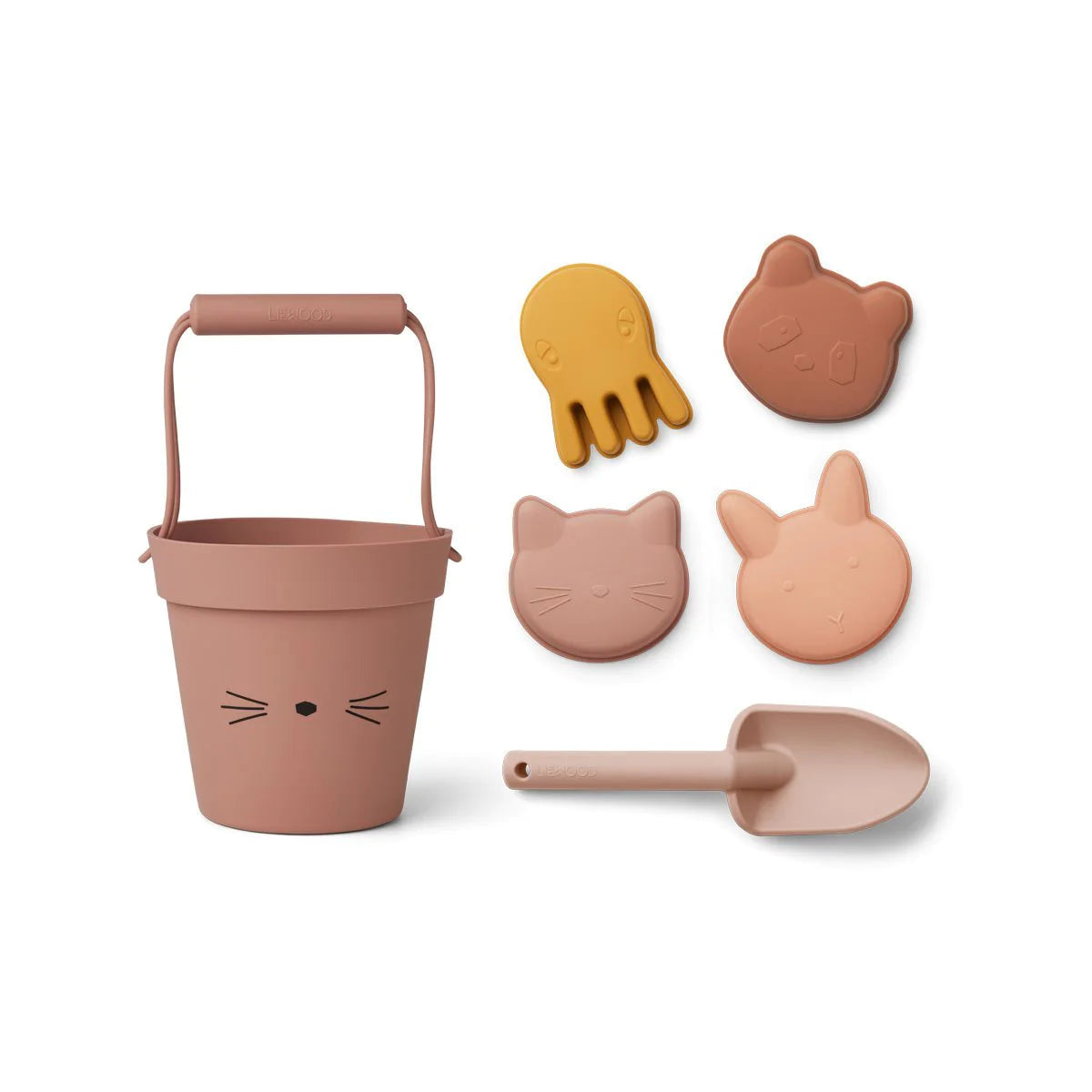 Silicone Beach Bucket Set Beach Buckets Little Wonder & Co Pink Pets Without Organic Cotton Net Bag