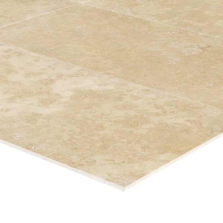 Light Beige Premium Travertine Honed Floor and Wall Tile - Livfloors Collection