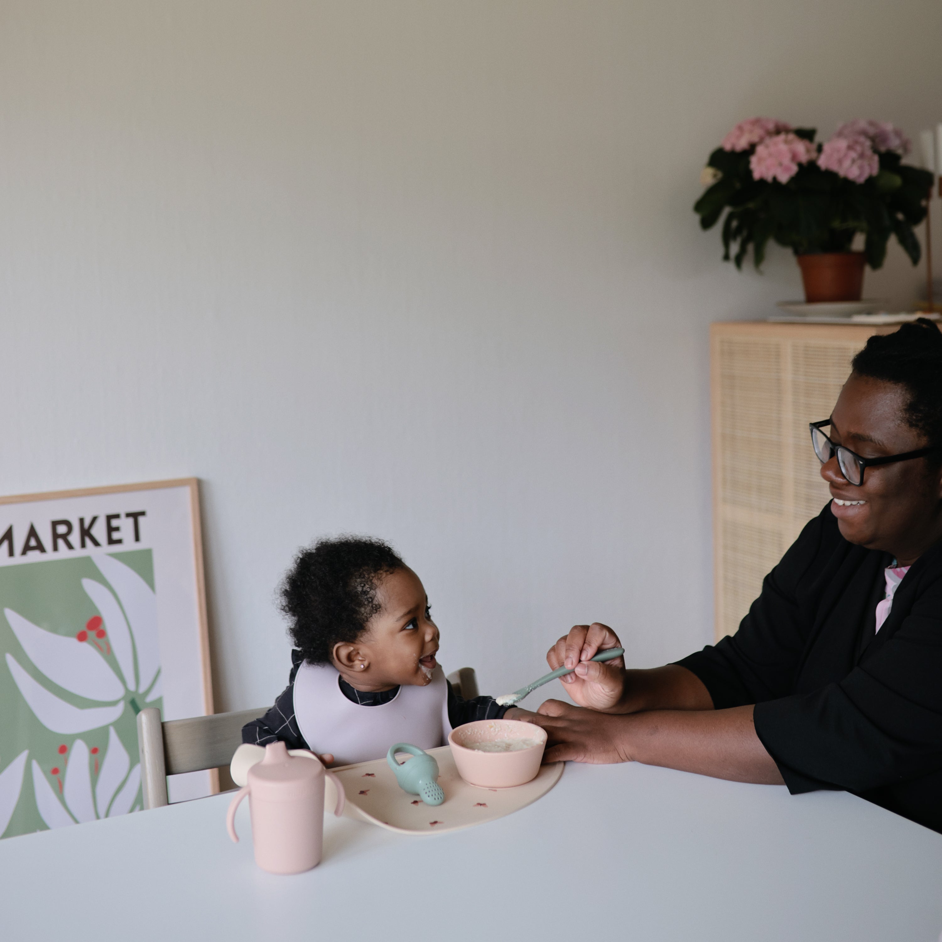 Silicone Feeding Spoons 2-Pack silicone tableware Mushie