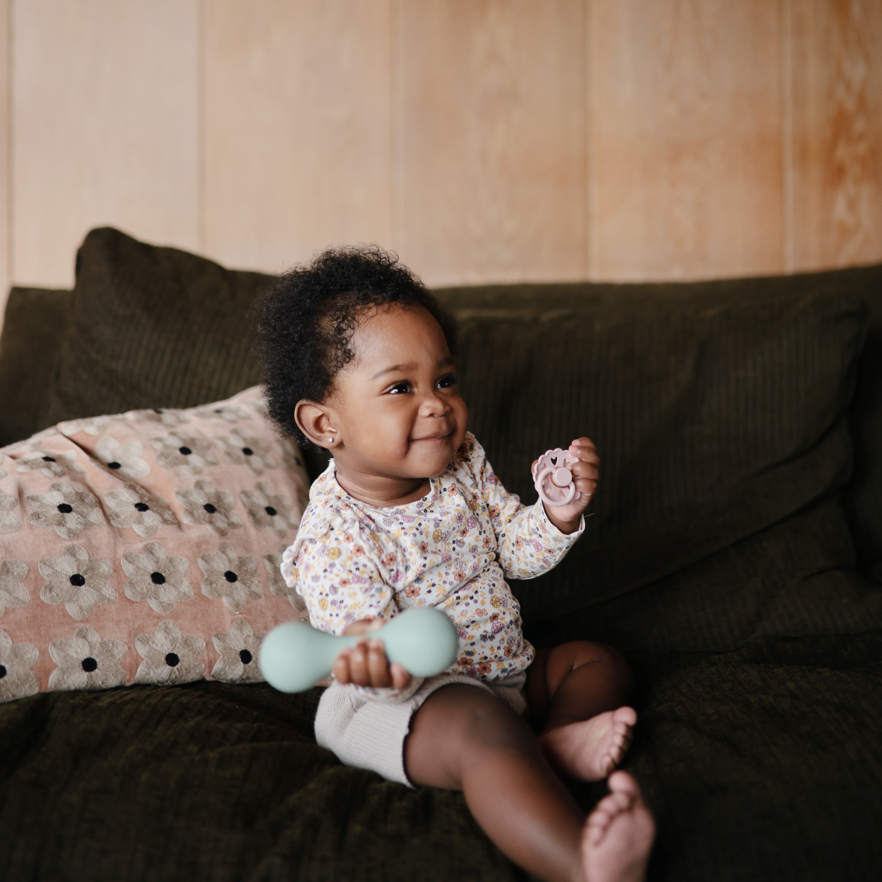 Silicone Baby Rattle Toy toys Mushie