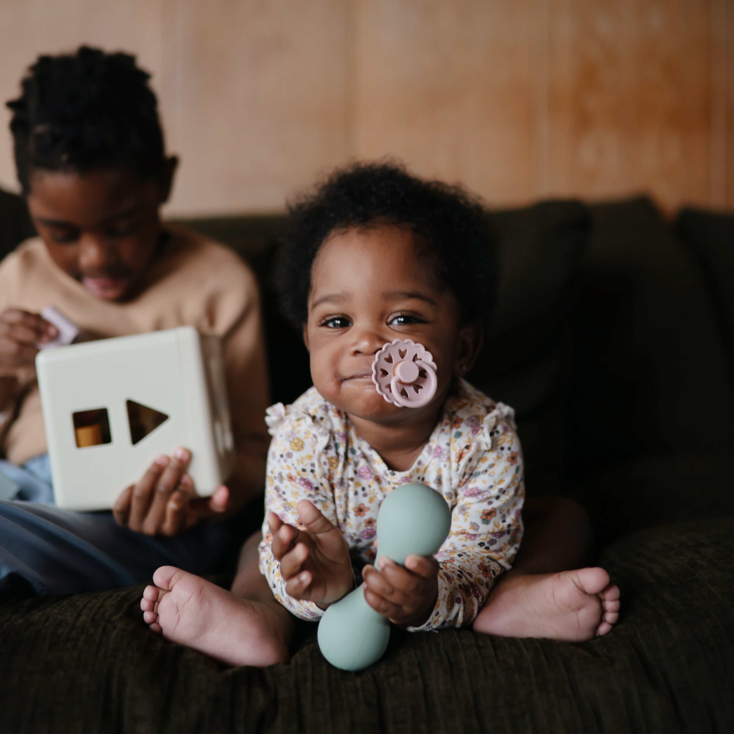 Silicone Baby Rattle Toy toys Mushie