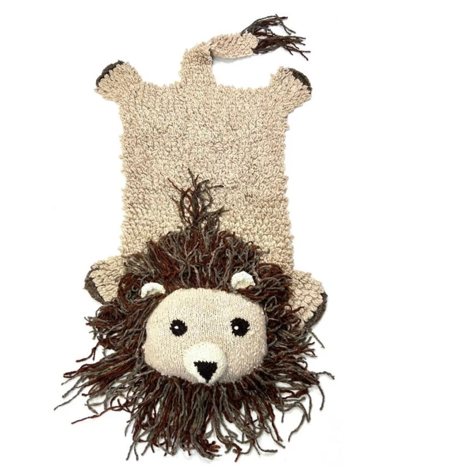 Organic Wool Play Mat + Nursery Rug | Lion