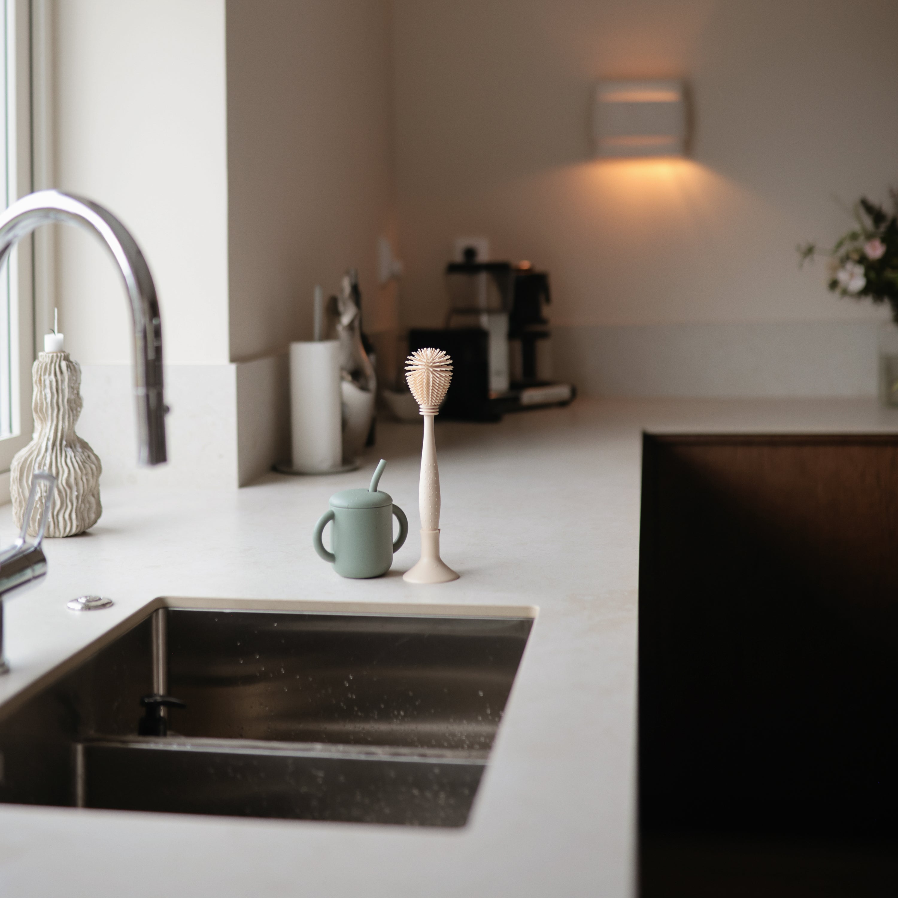 Silicone Baby Bottle Brush Silicone Baby Bottle Brush Mushie