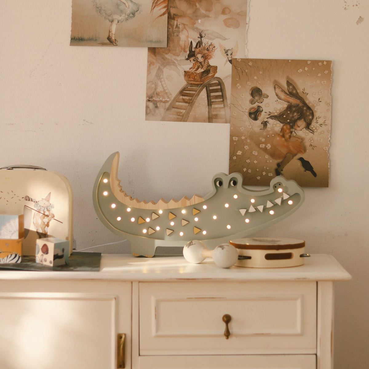 Little Lights Crocodile Lamp