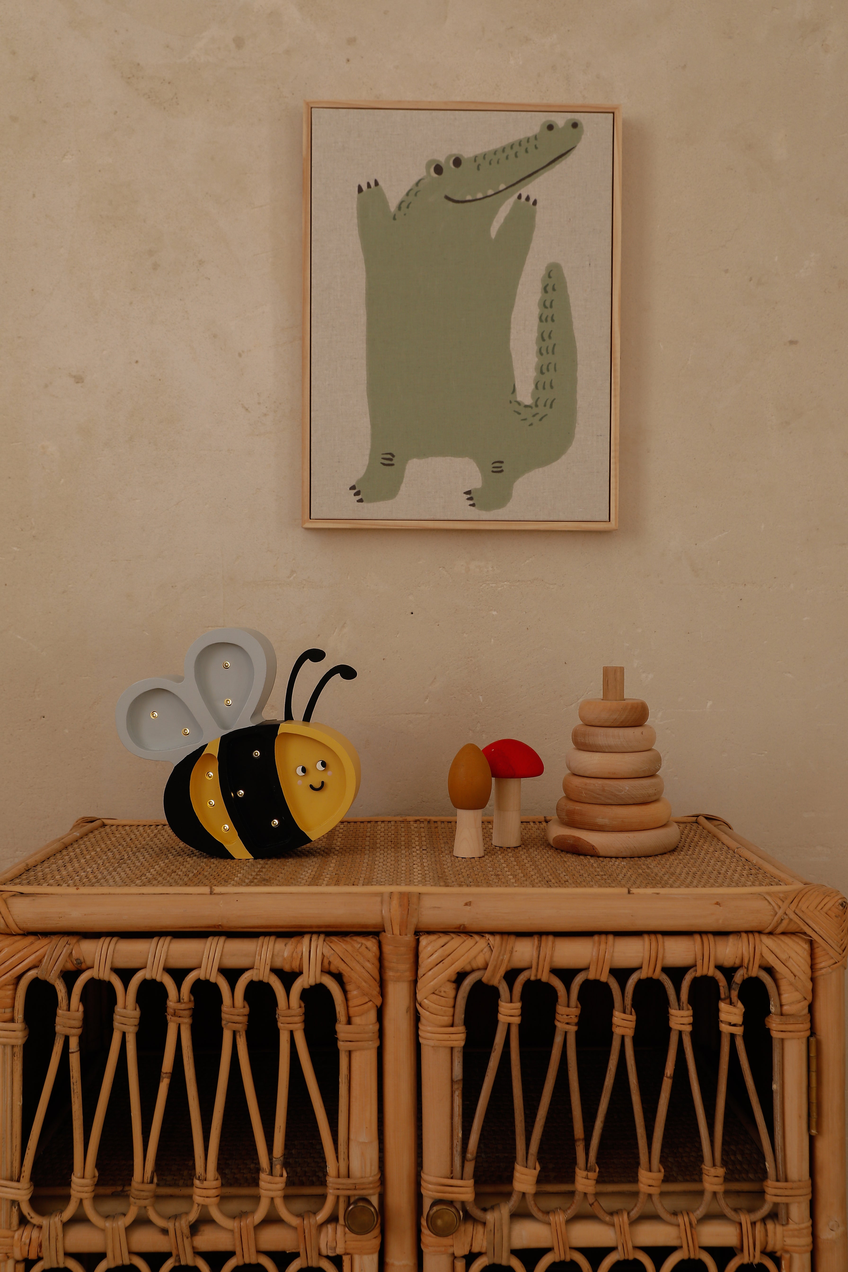 Little Lights Mini Happy Bee Lamp