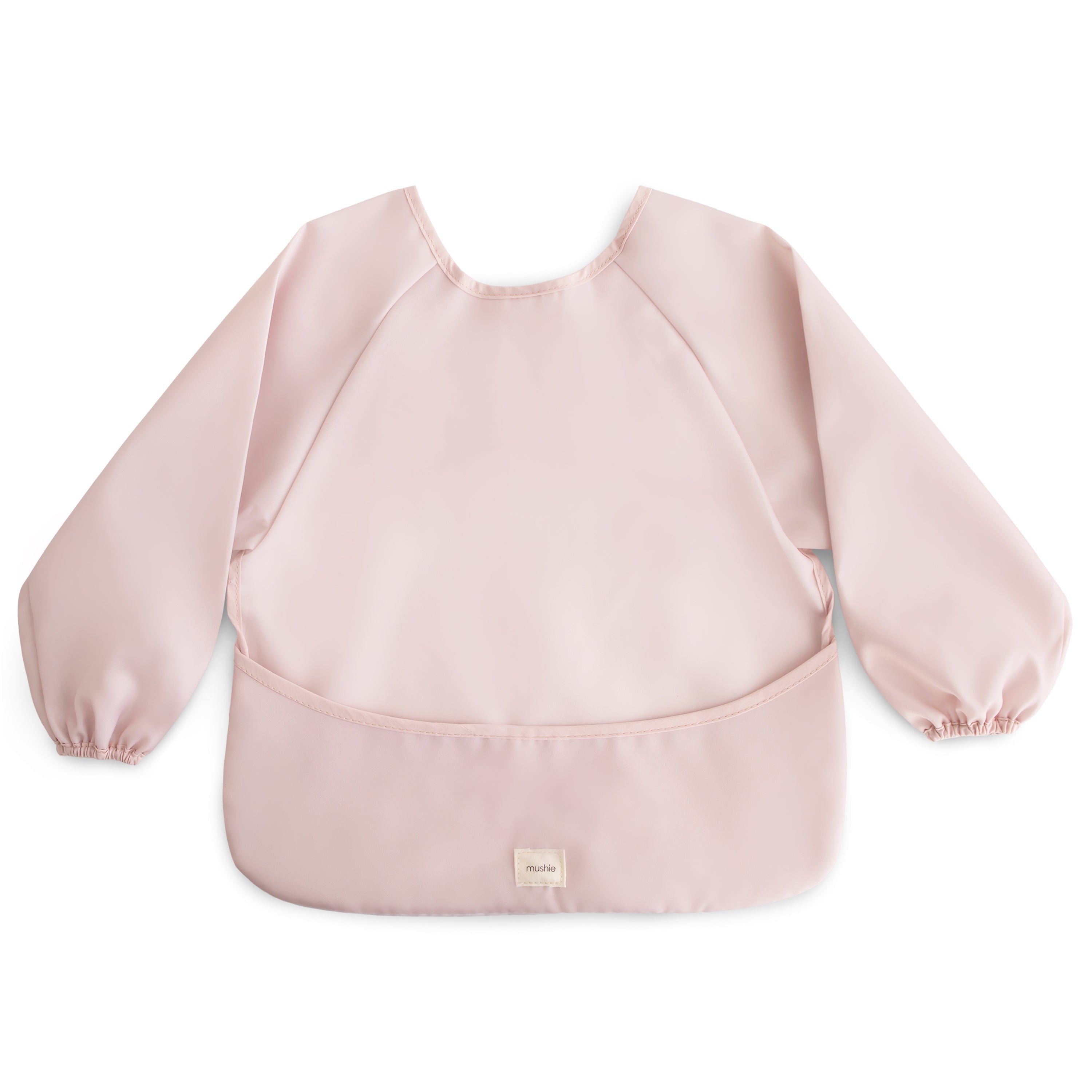 Long Sleeve Bib Long Sleeve Bib Mushie Blush