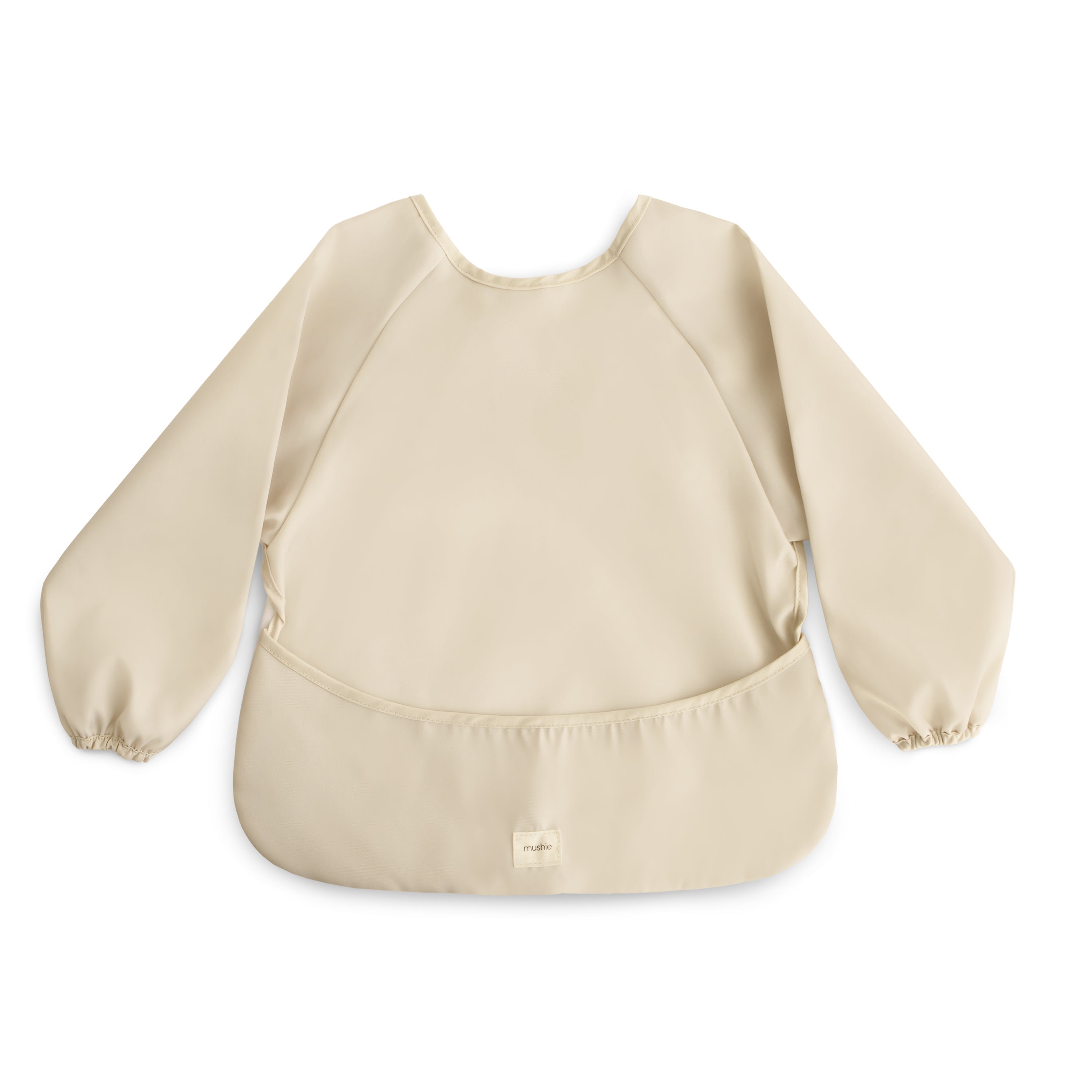 Long Sleeve Bib Long Sleeve Bib Mushie Fog
