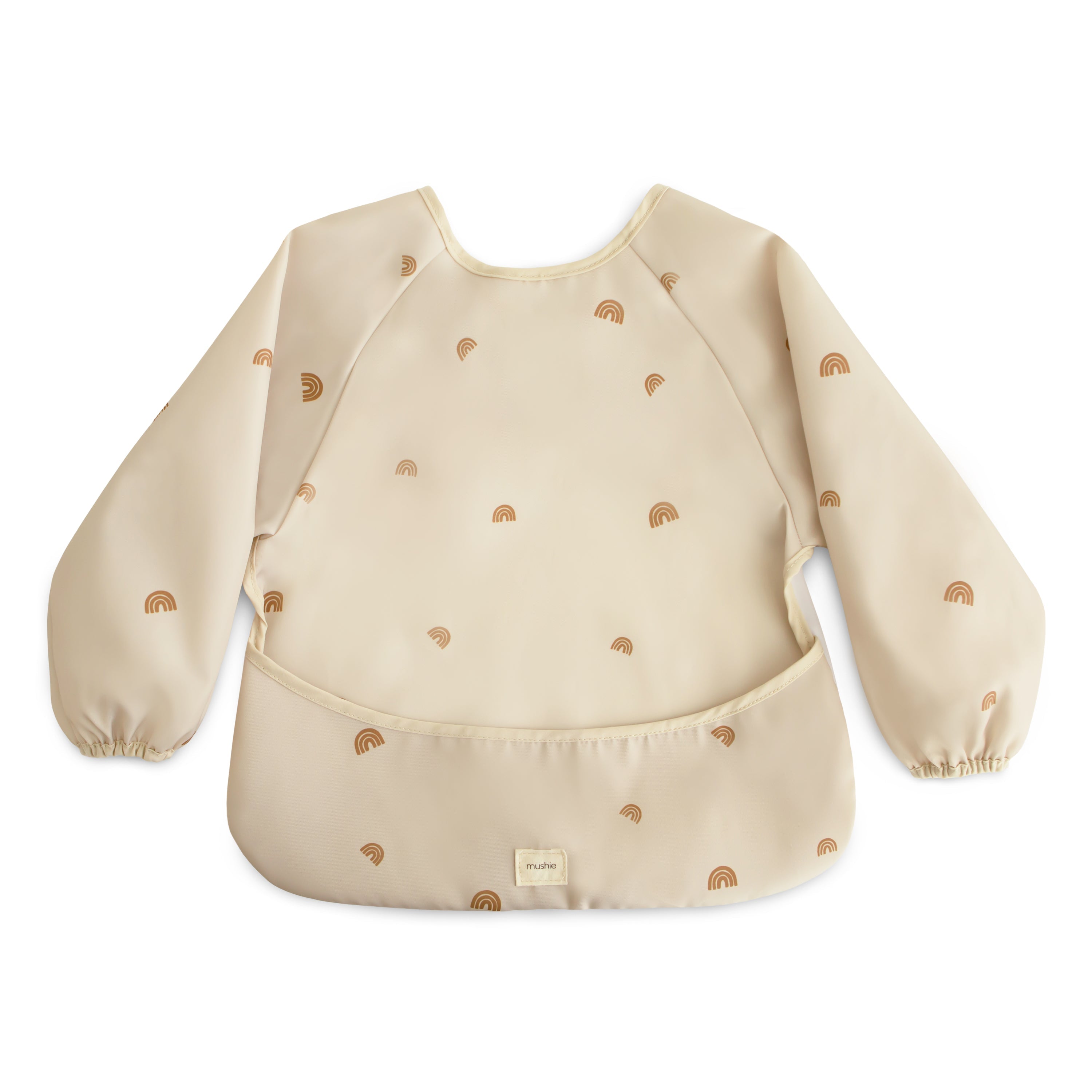 Long Sleeve Bib Long Sleeve Bib Mushie Rainbows