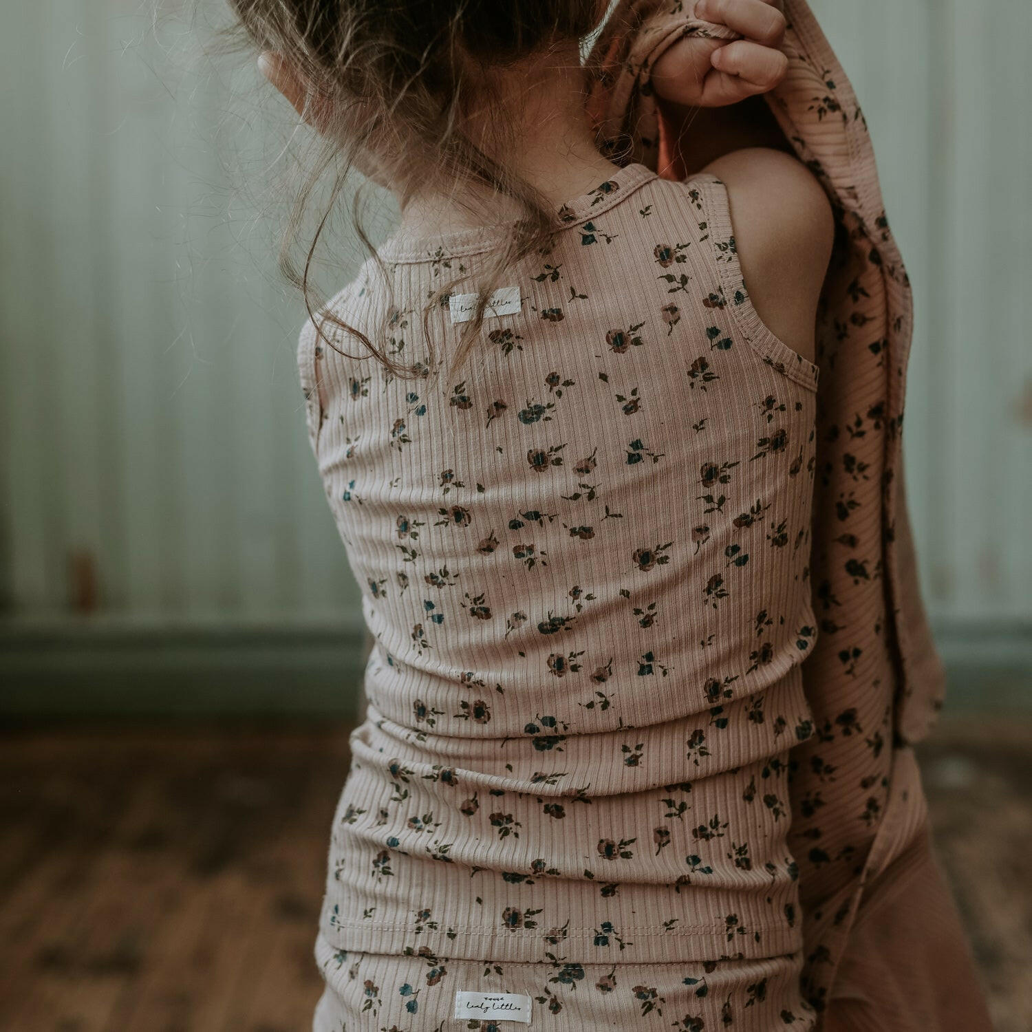 The Printed Tank - Floral Blush Tank Lovely Littles