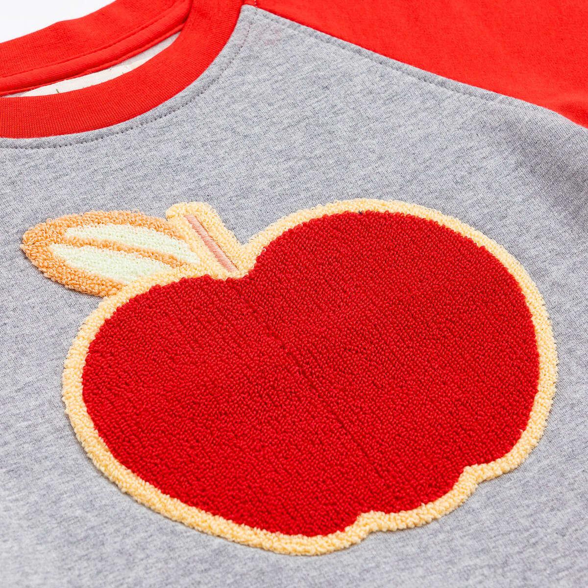 Adult Embroidered Crewneck Sweatshirt - Fall Apples