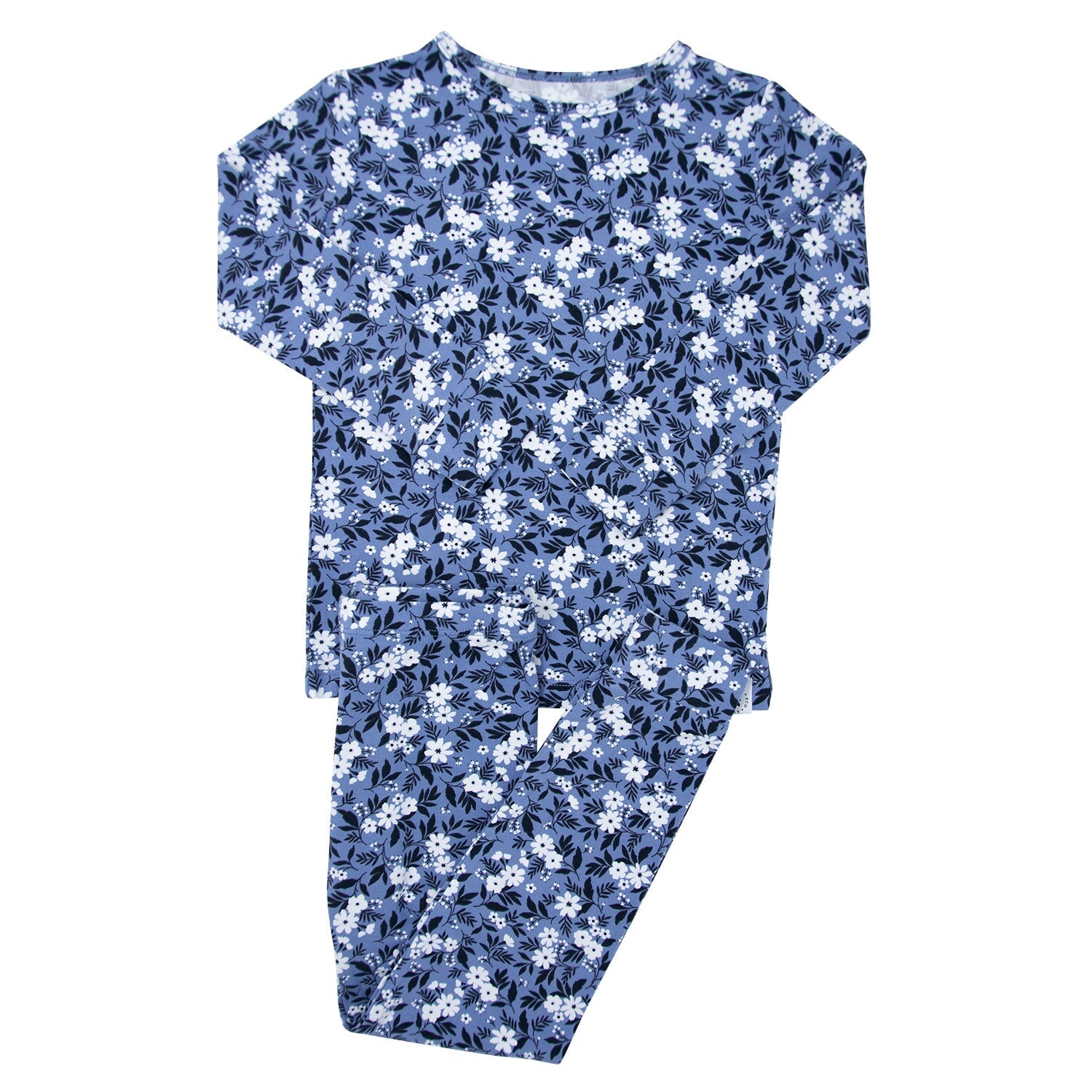 Big Kid Pajama - Vintage Floral Blue