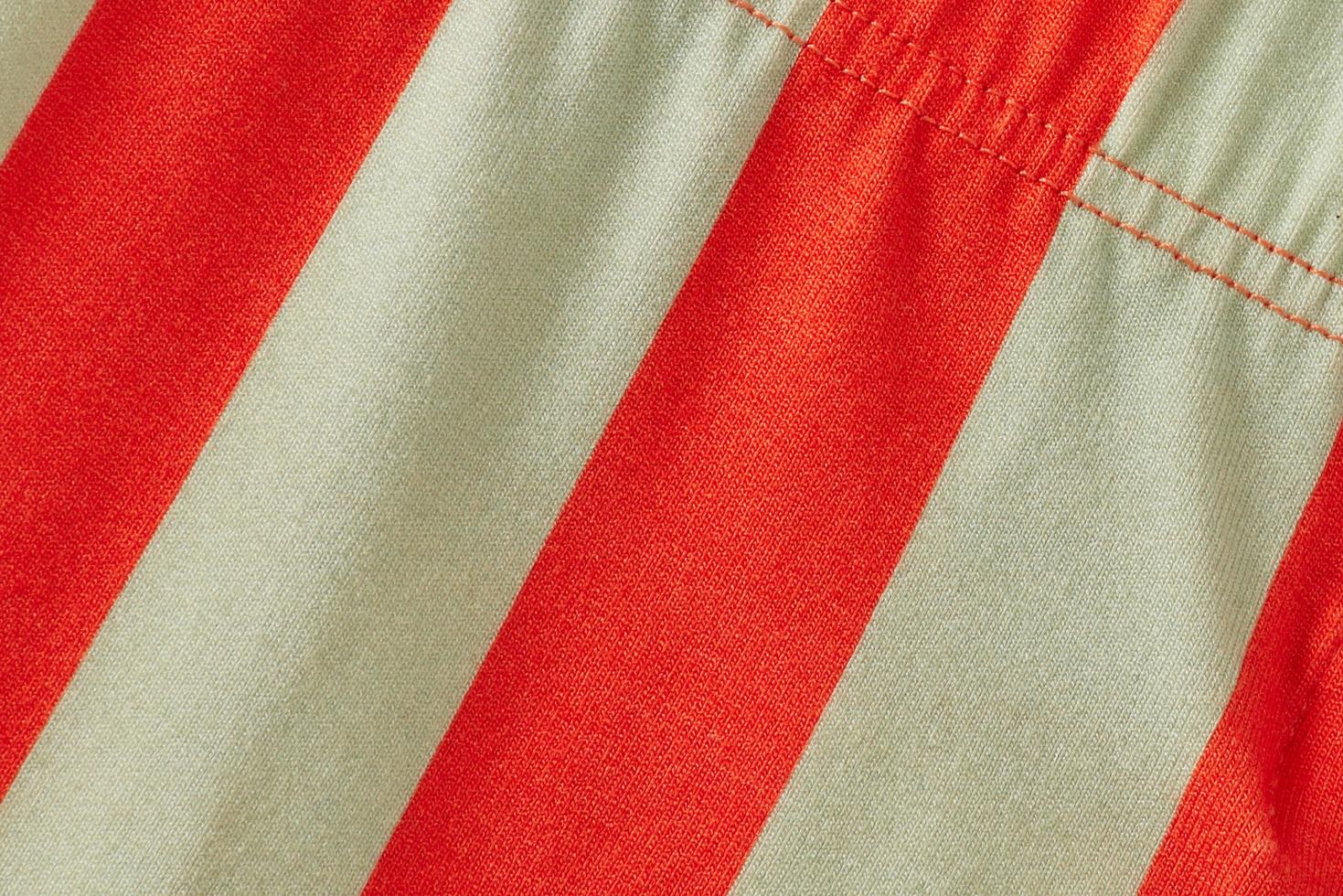 Baby Striped Tencel™ Leggings - Orange/Green Stripe