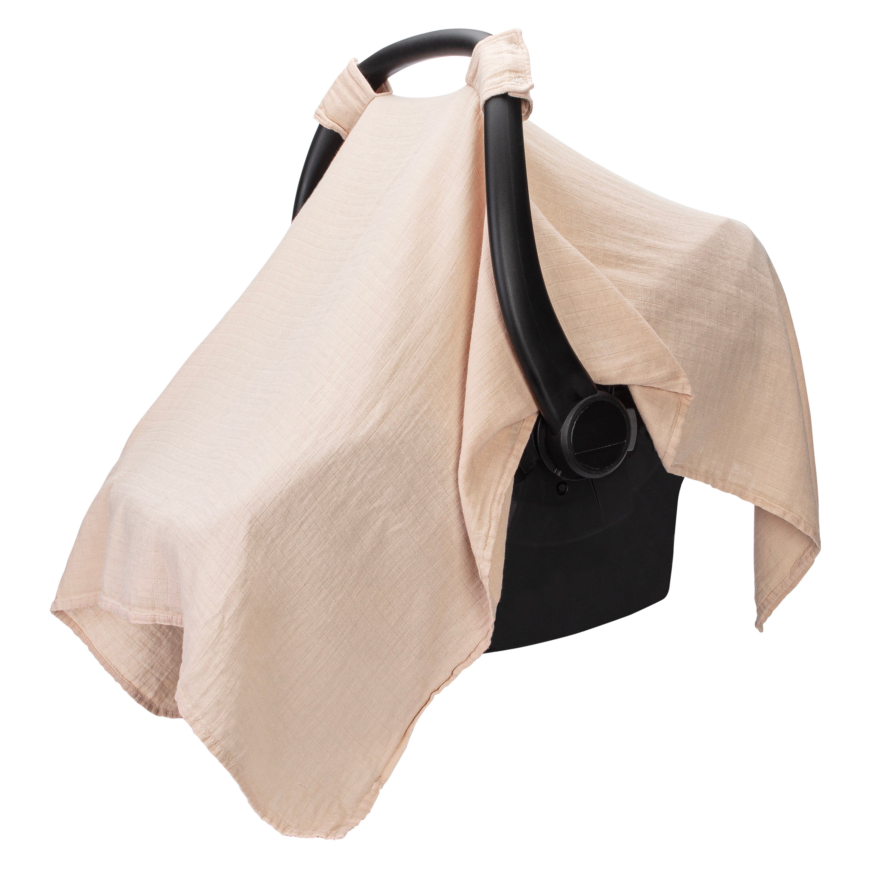 Baby Car Seat Cover in Blush